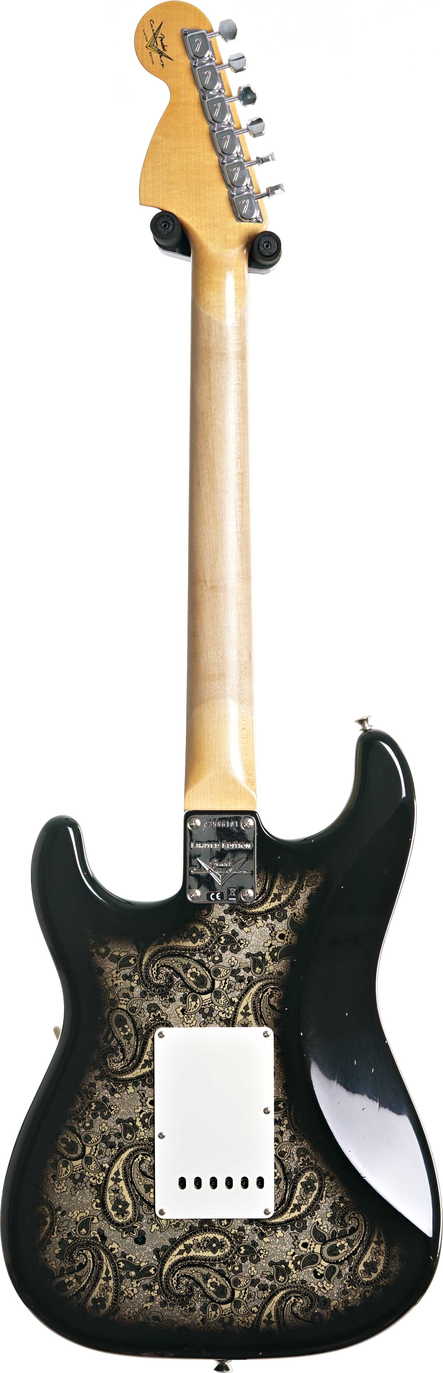 GUITARGUITAR Fender Custom Shop Limited Edition 1968 Stratocaster Journeyman Relic Black Paisley #CZ586101