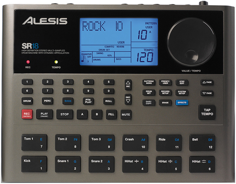 GUITARGUITAR Alesis SR-18 Drum Machine