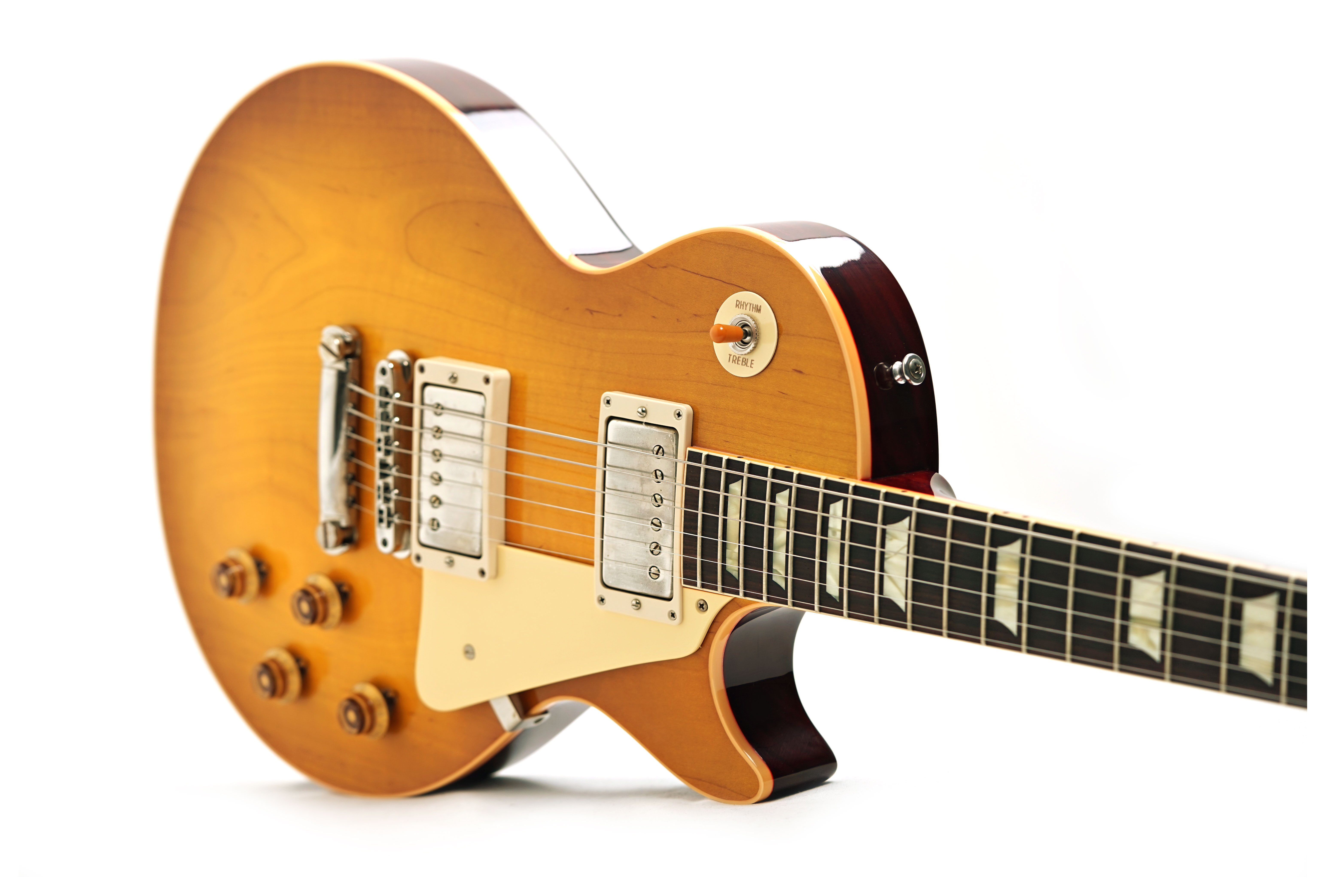GUITARGUITAR Gibson Custom Shop 1958 Les Paul Standard Reissue Lemon Burst VOS #85513