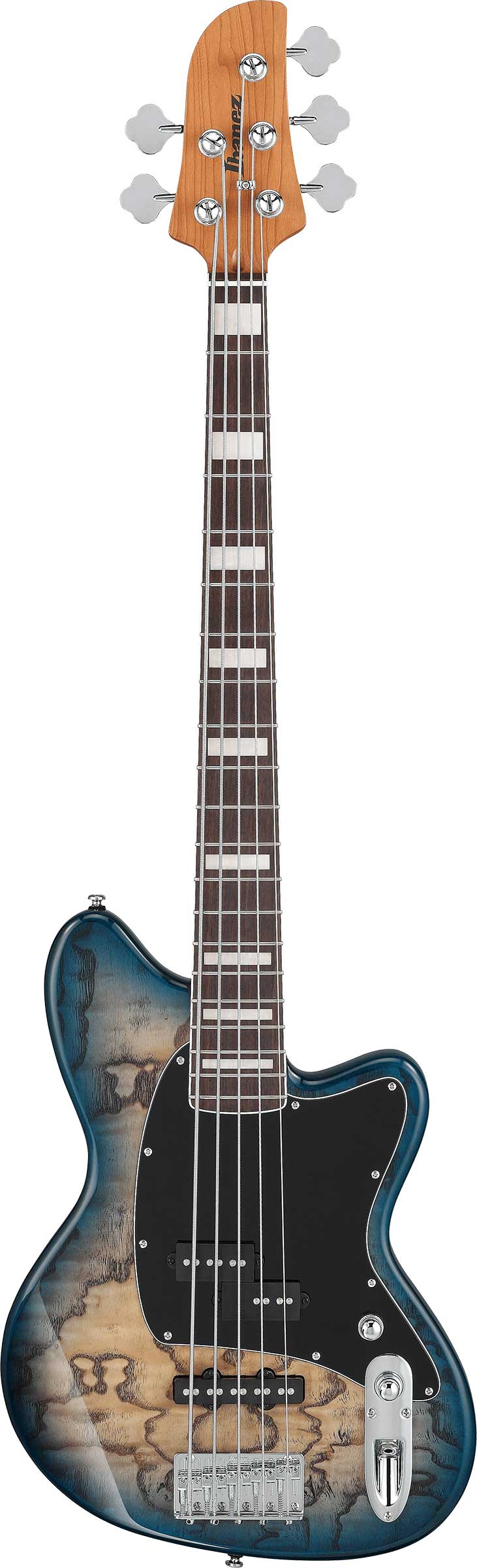 GUITARGUITAR Ibanez Talman Series 5 String Dynamix P+J Pickups Cosmic Blue Starburst