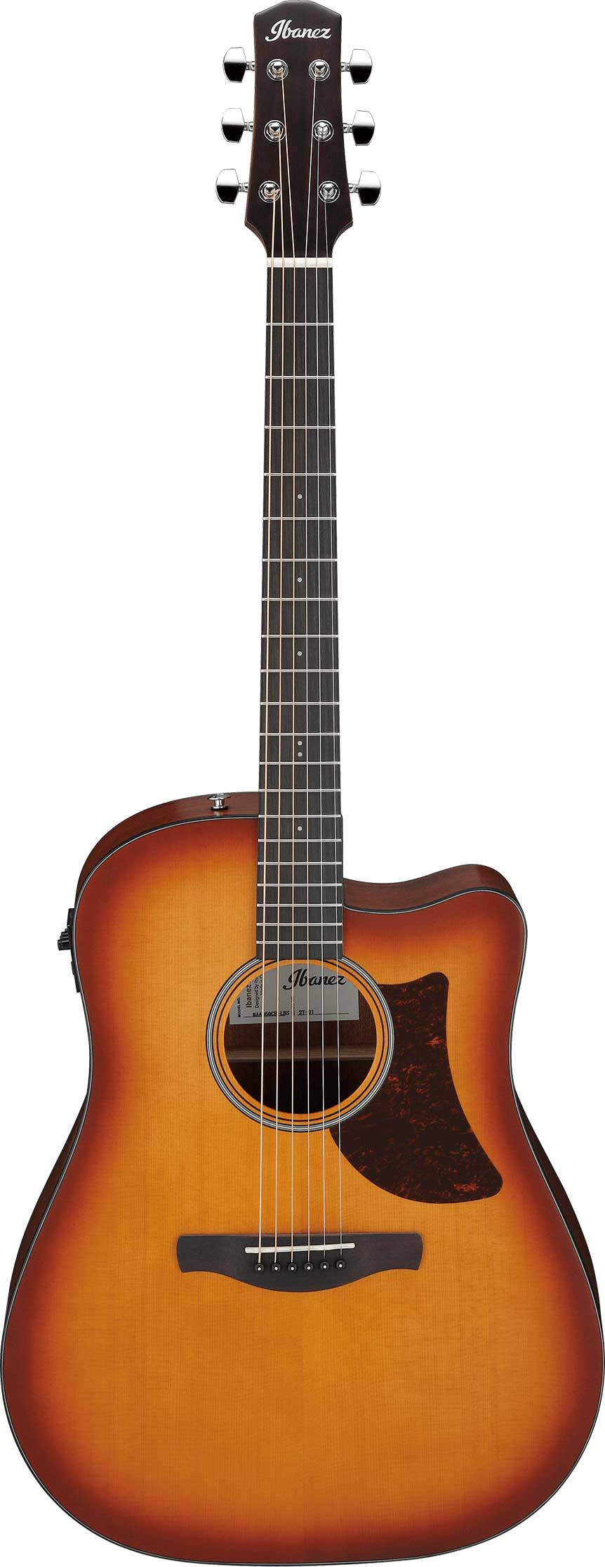 GUITARGUITAR Ibanez AAD50CE Light Brown Sunburst Low Gloss