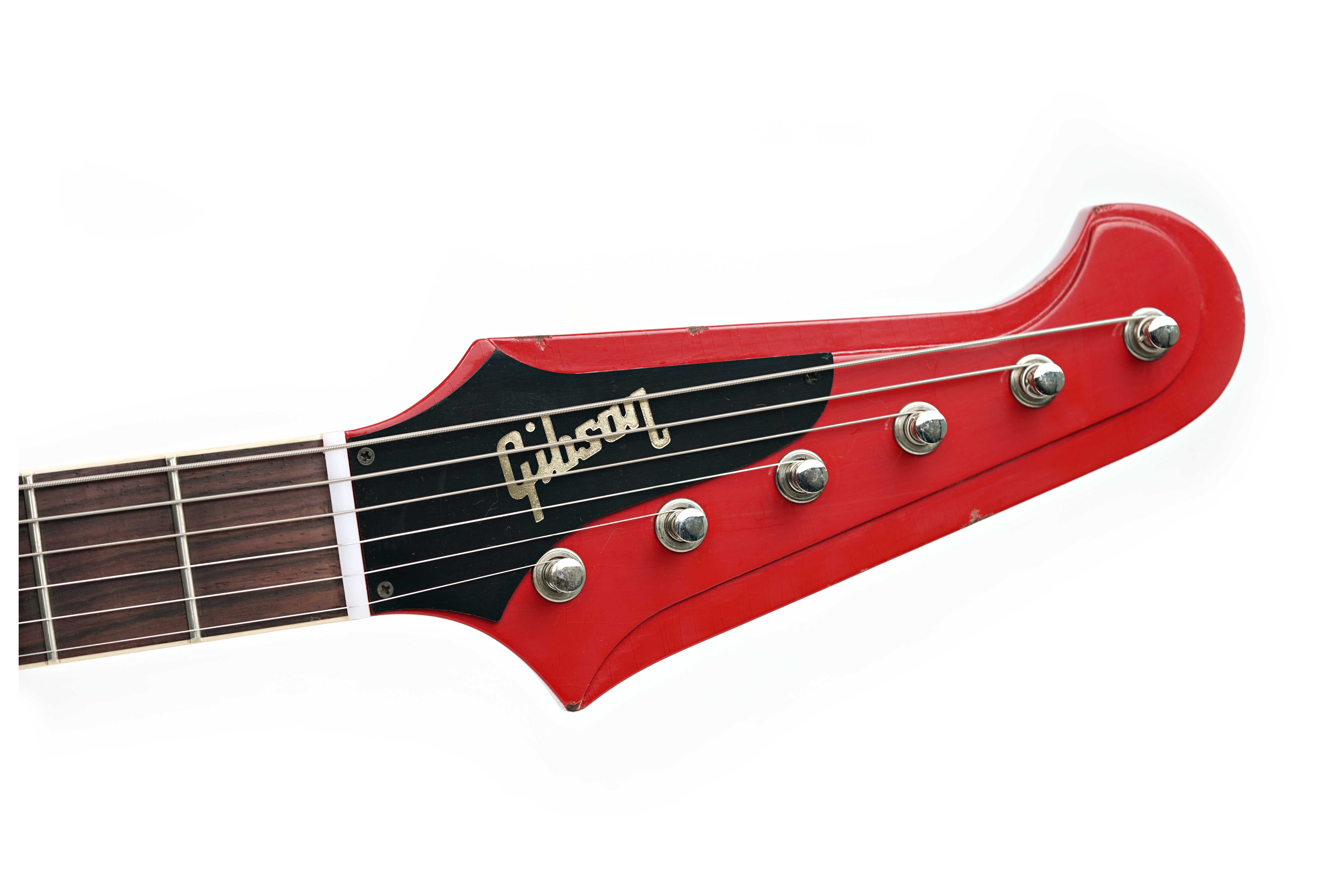 GUITARGUITAR Gibson Custom Shop 1963 Firebird V w/ Maestro Vibrola Light Aged Cardinal Red #400783