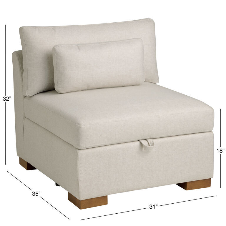 World Market Montclair Modular Sectional Sofa with Storage Collection