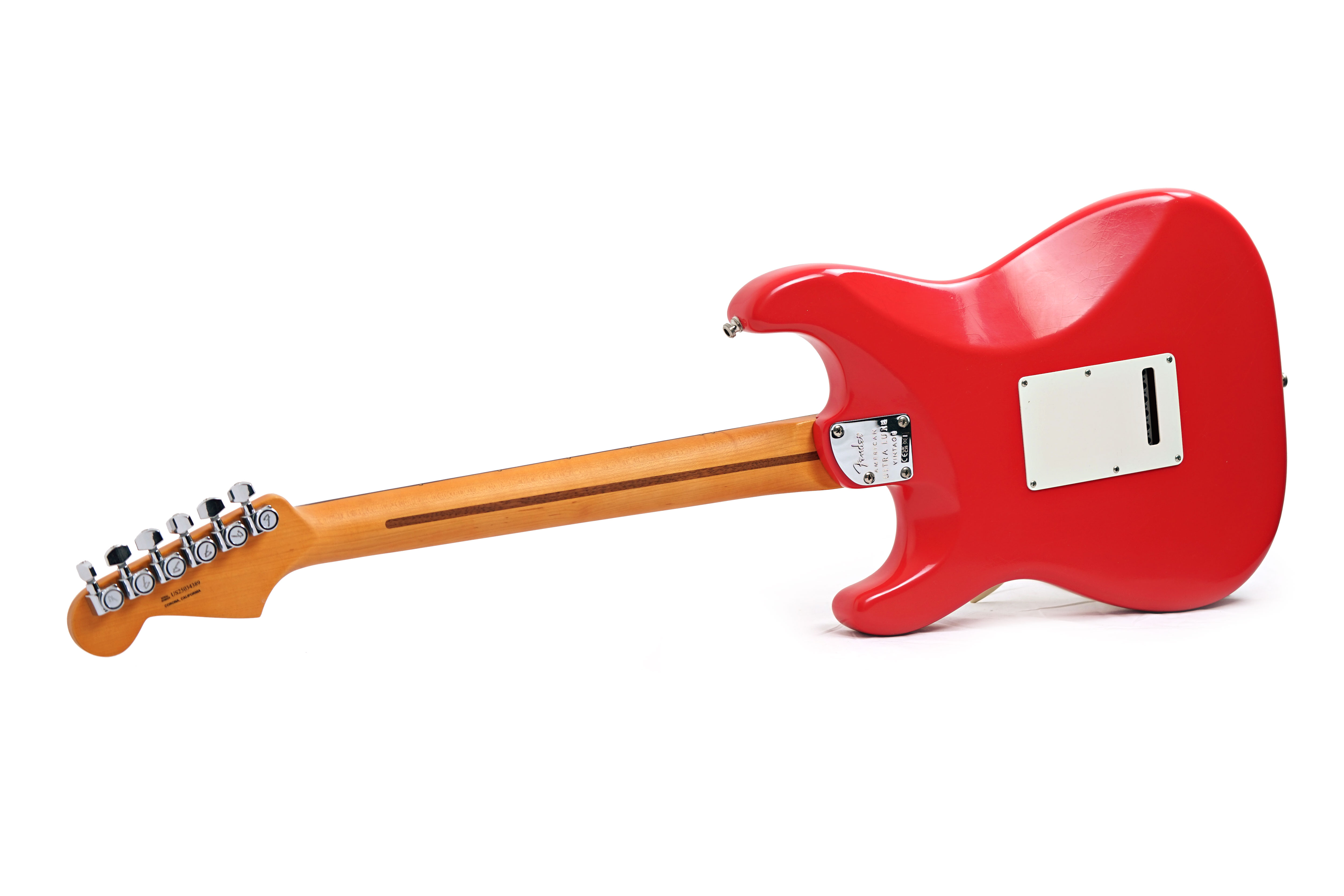 GUITARGUITAR Fender American Ultra Luxe Vintage 60s Stratocaster HSS Fiesta Red #US25034389