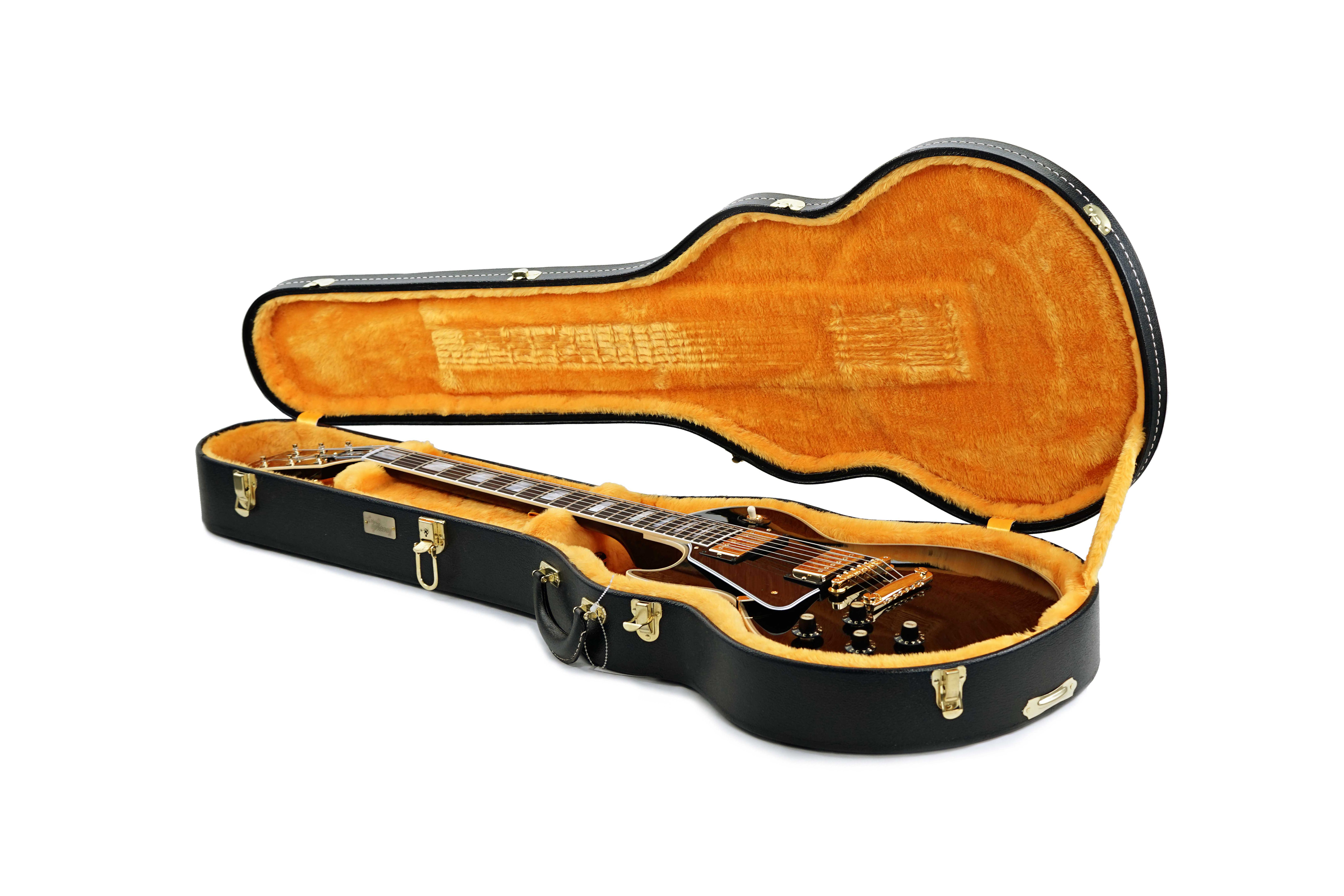 GUITARGUITAR Gibson Custom Shop 1968 Les Paul Custom Reissue Gloss Ebony Left Handed #408638
