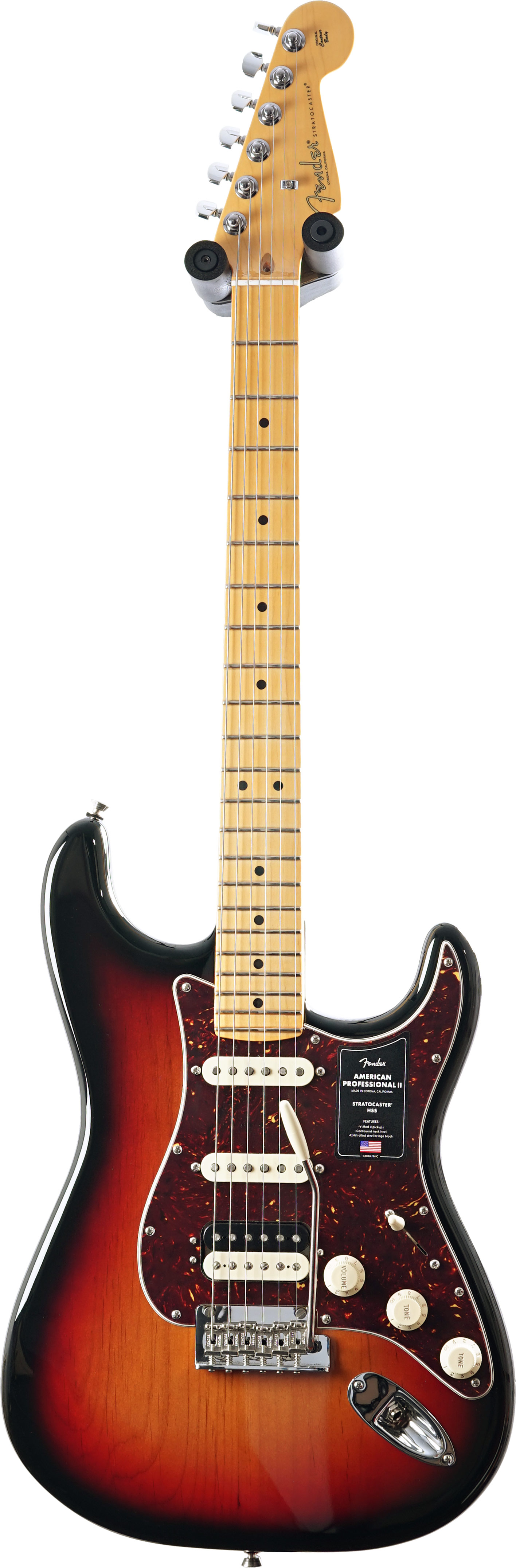 GUITARGUITAR Fender American Professional II Stratocaster HSS 3 Tone Sunburst Maple Fingerboard #US22110201