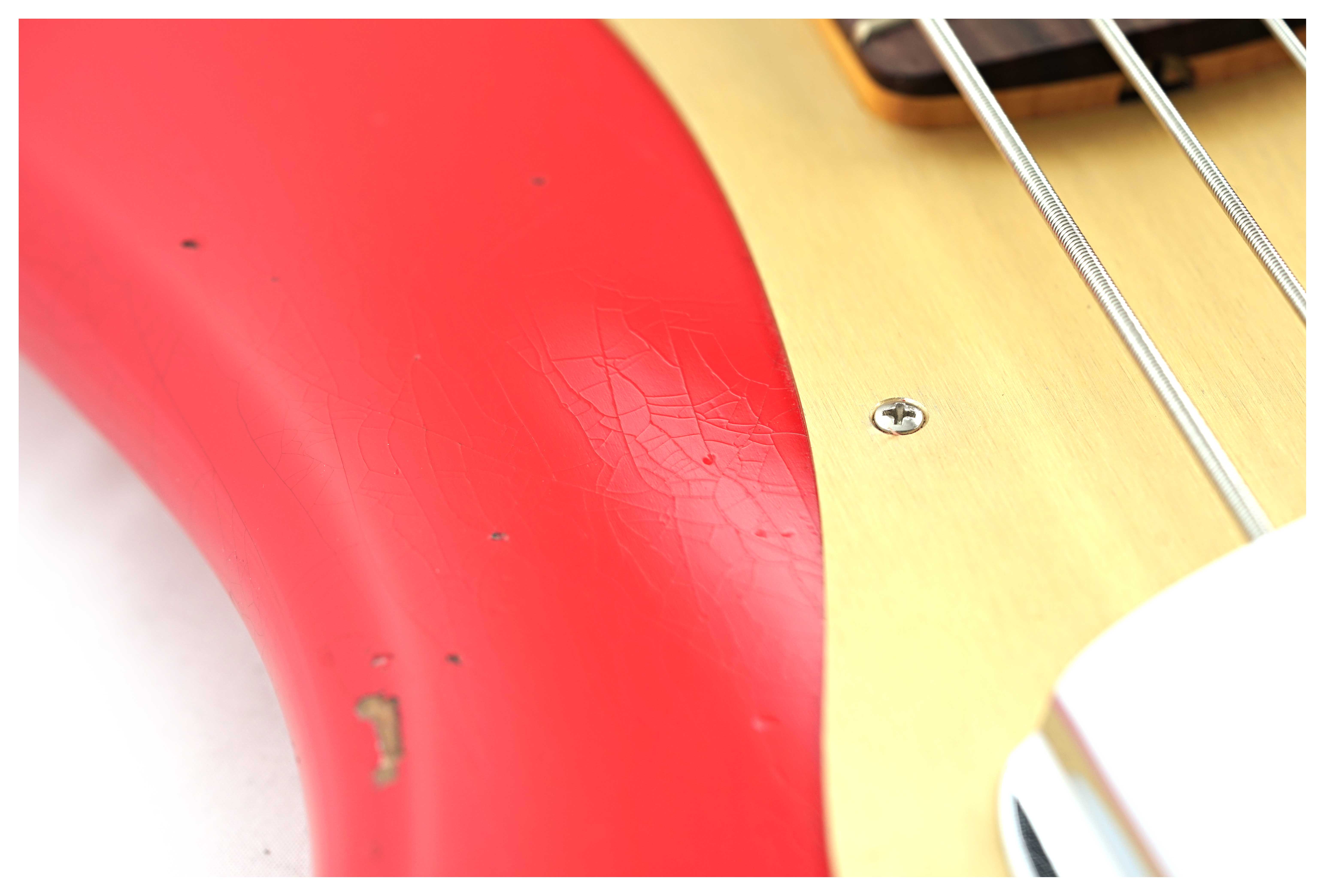 GUITARGUITAR Fender Custom Shop 1960 Precision Bass Relic with Closet Classic Hardware Fiesta Red #R139330
