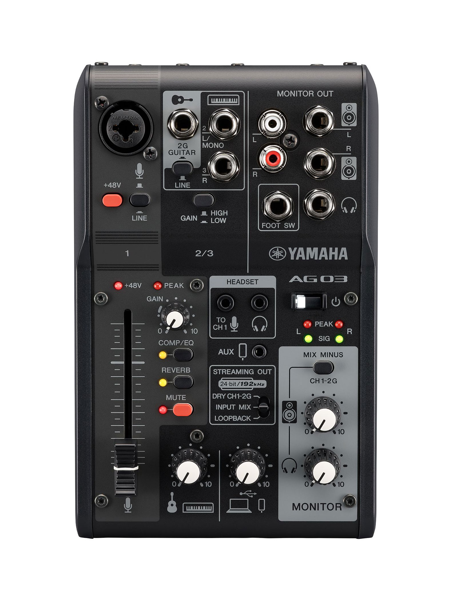 GUITARGUITAR Yamaha AG03MK2 Mixer Black