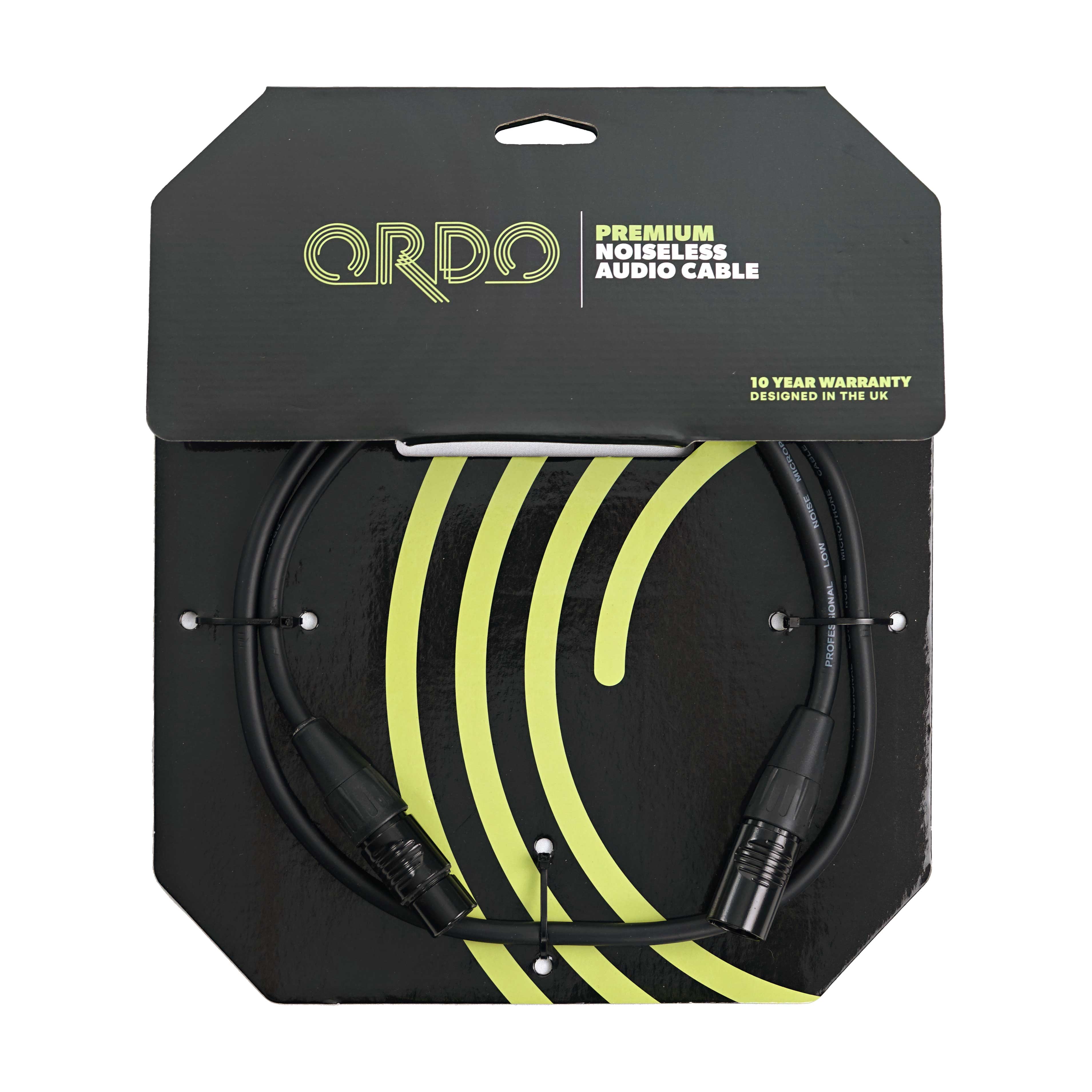 GUITARGUITAR Ordo C-MC3-1-1XM-1XF 3ft/1M Premium Microphone Cable with Rean by Neutrik Connectors