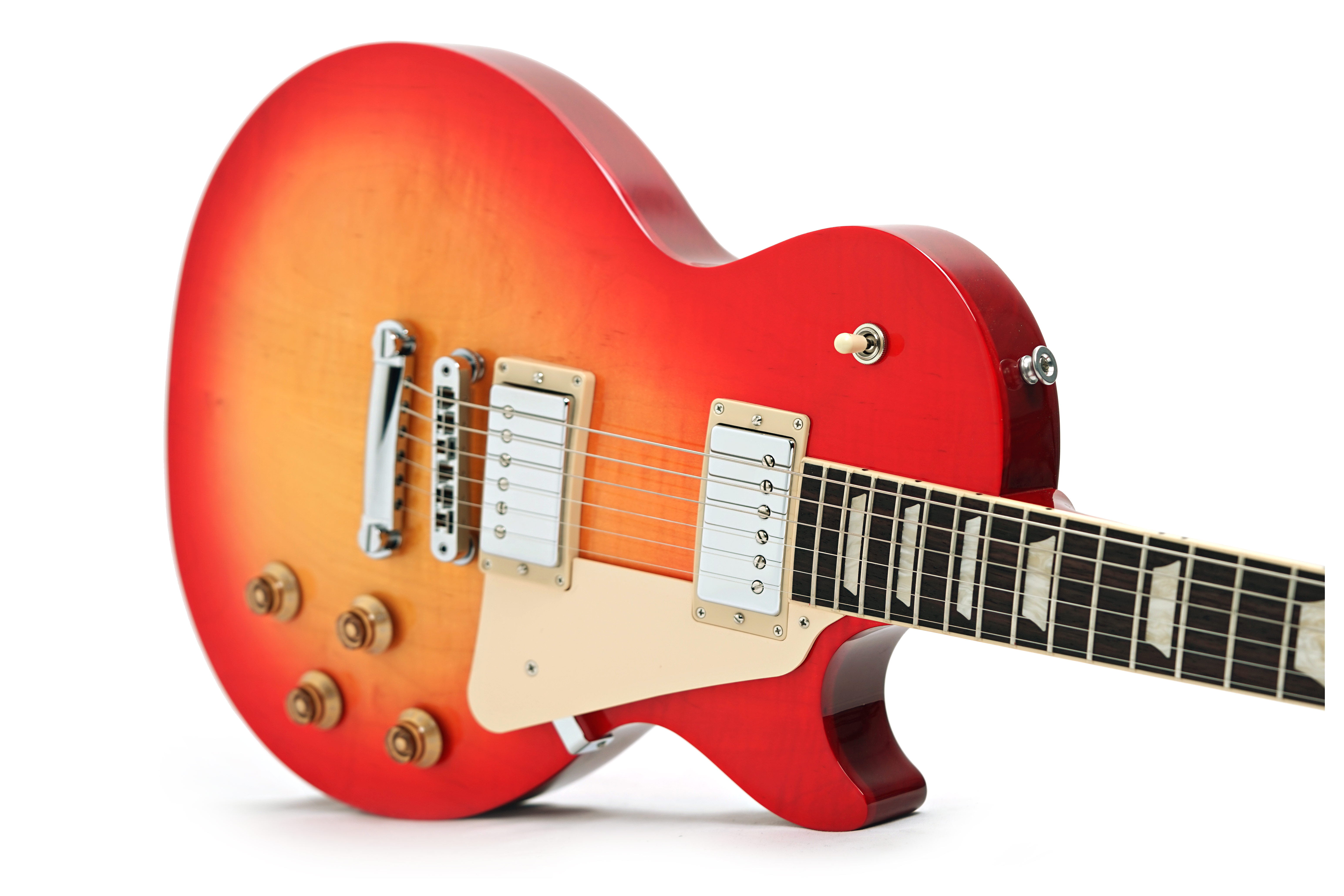 GUITARGUITAR Gibson Les Paul Studio Figured Washed Cherry Sunburst #208750302