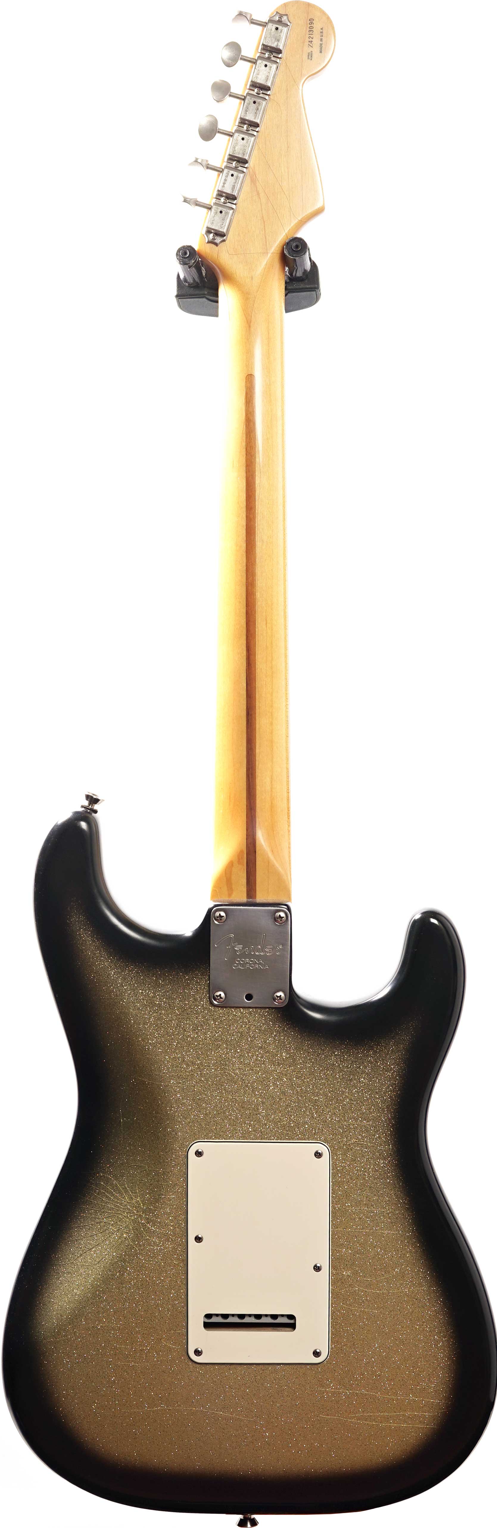 GUITARGUITAR Fender 2004 American Standard Stratocaster Silverburst Sparkle Refinish Left Handed (Pre-Owned)
