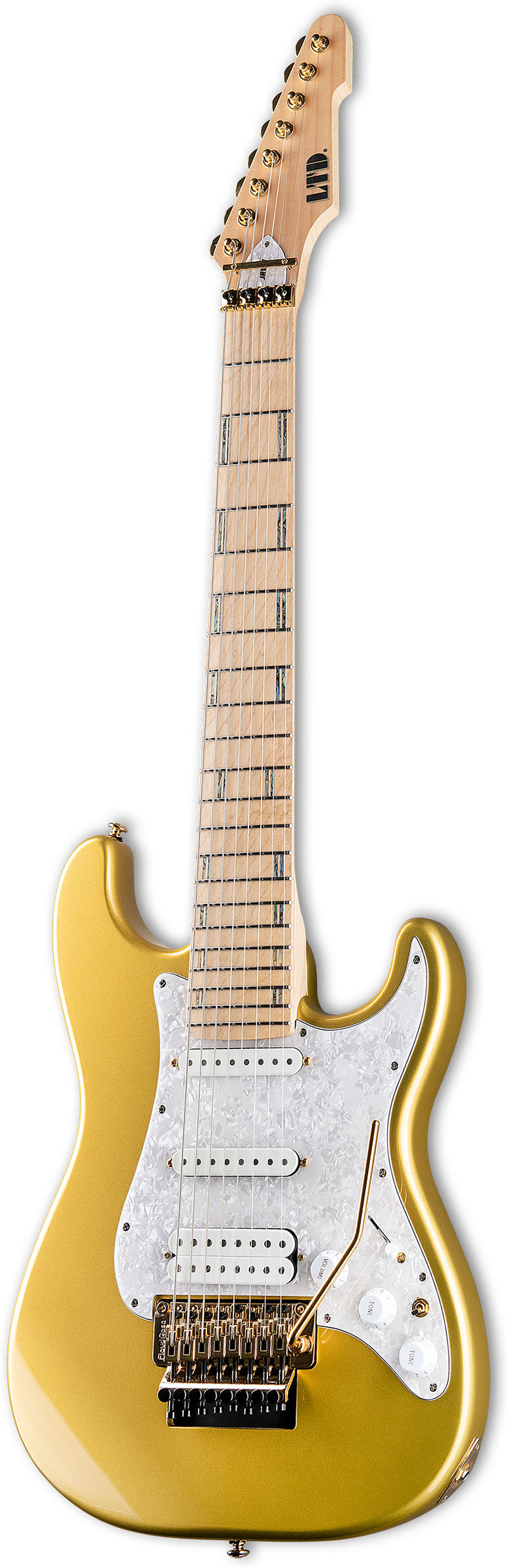 GUITARGUITAR ESP LTD JRV-8 Javier Reyes Signature Metallic Gold