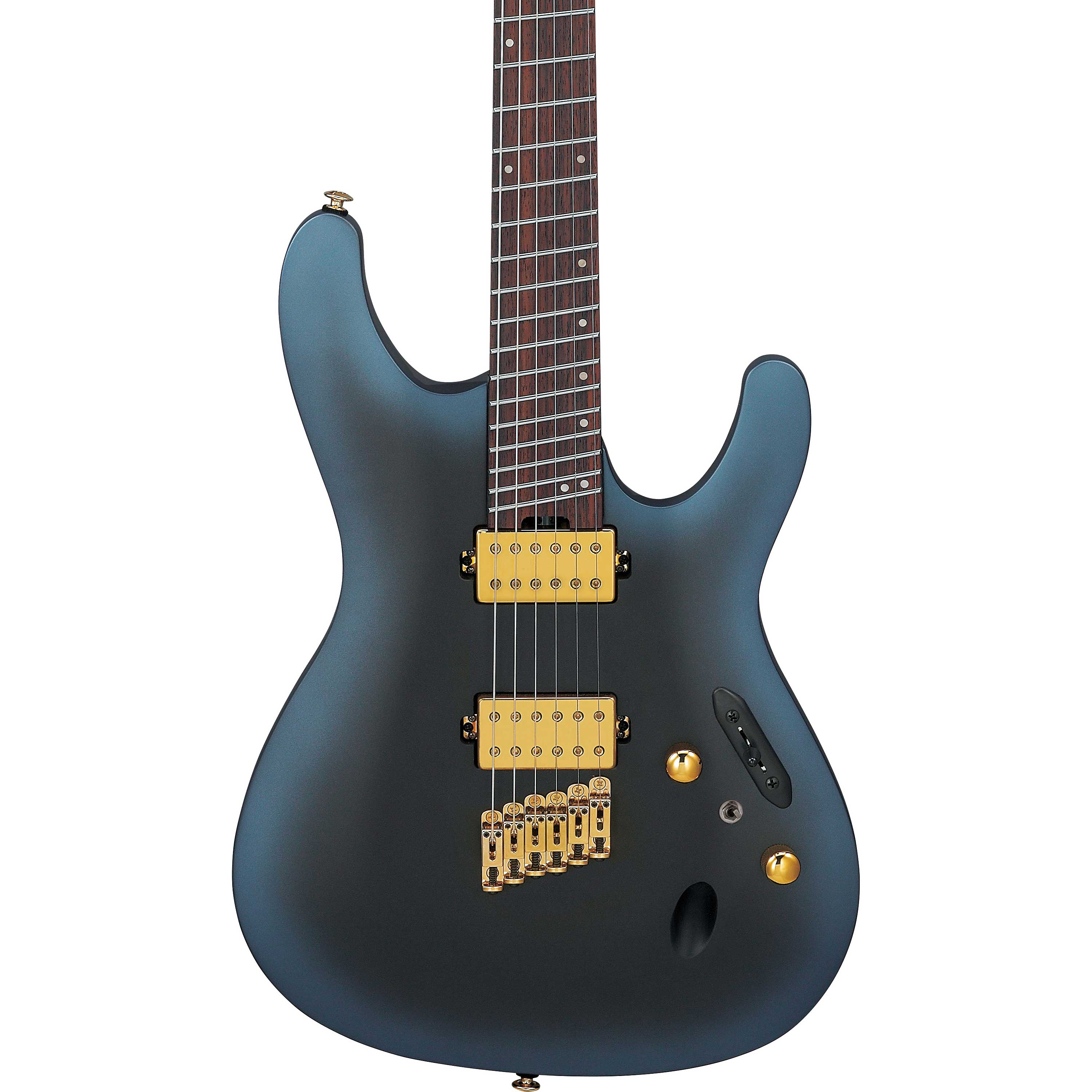 GUITARGUITAR Ibanez SML721 Multi Scale Midnight Arctic Ocean Matte