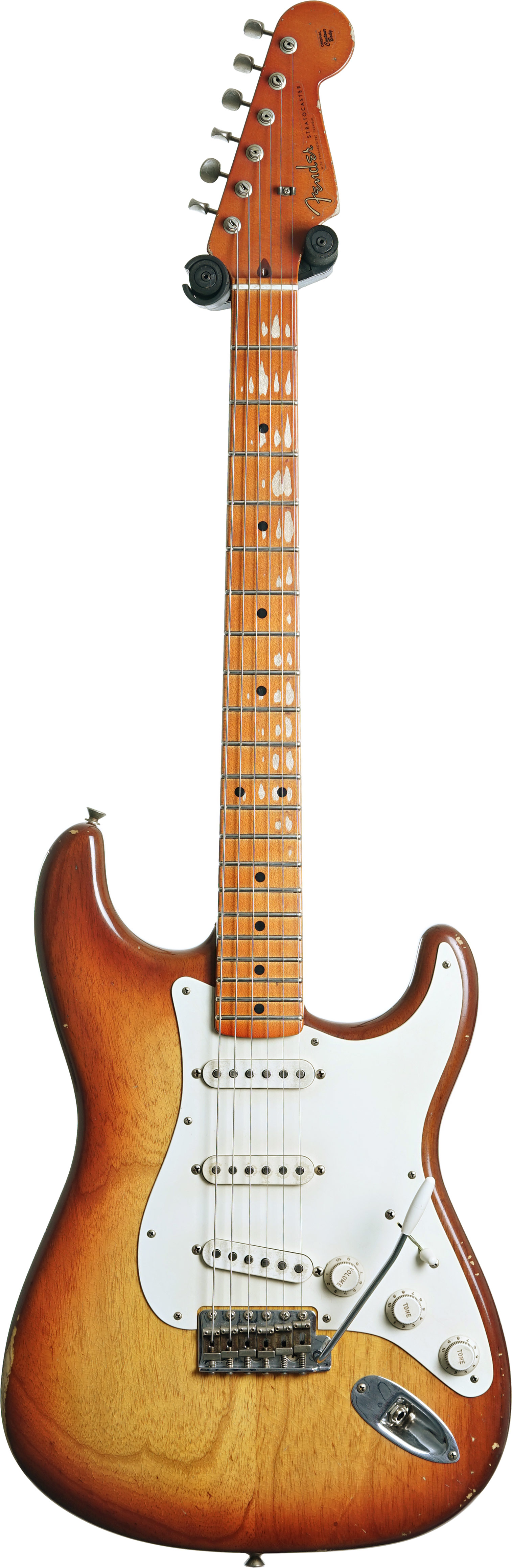 GUITARGUITAR Fender Custom Shop 1956 Stratocaster Journeyman Relic Transparent 3 Tone Sunburst Masterbuilt by Levi Perry #CZ565540