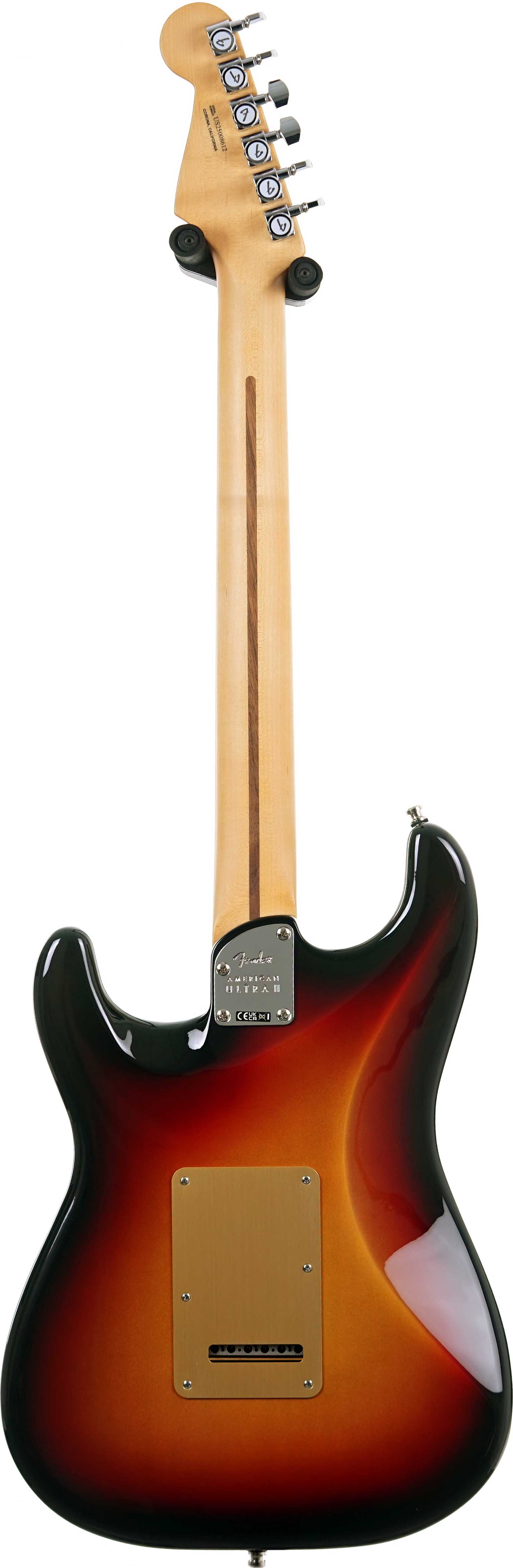 GUITARGUITAR Fender American Ultra II Stratocaster HSS Ebony Fingerboard Ultraburst #US25008612