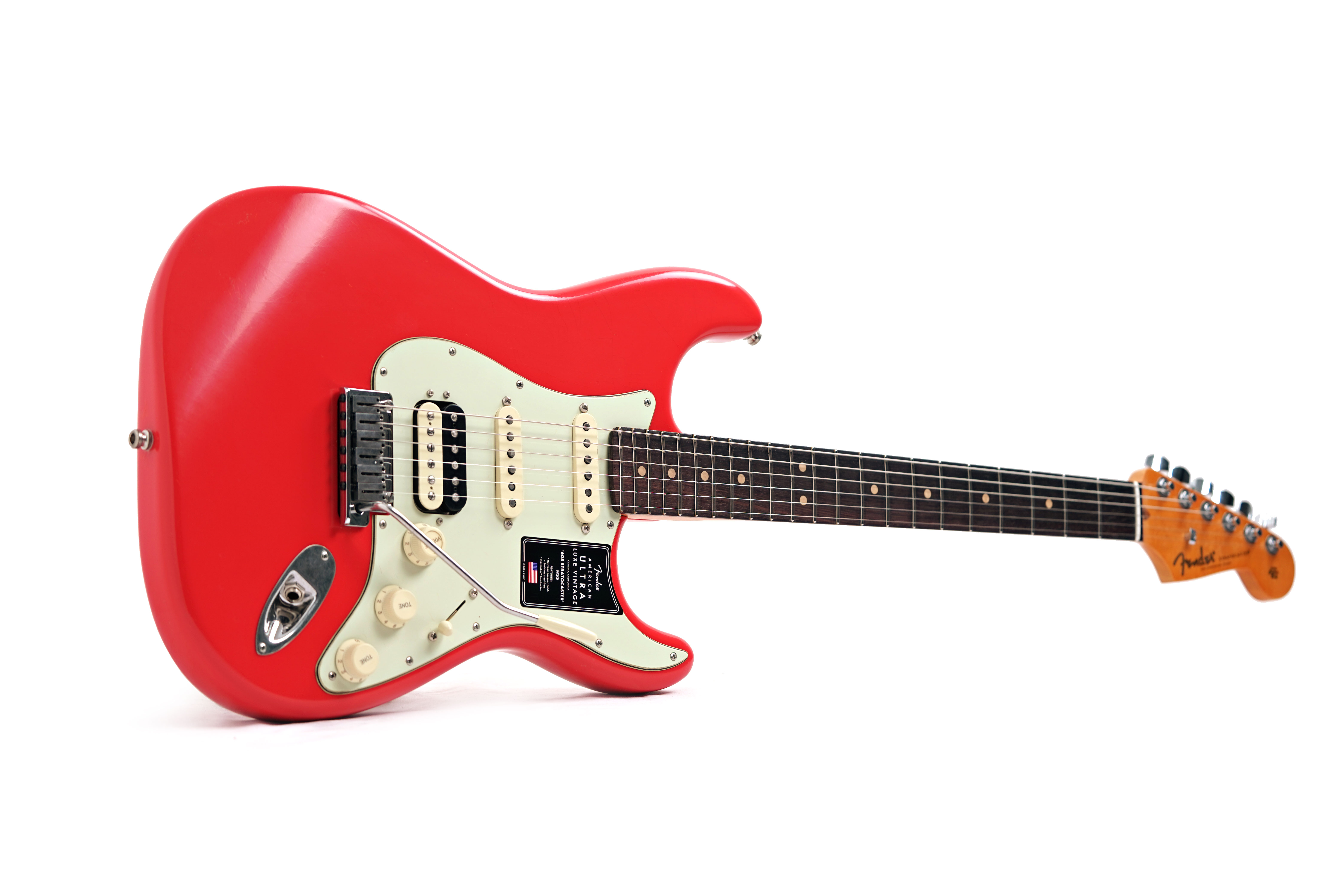 GUITARGUITAR Fender American Ultra Luxe Vintage 60s Stratocaster HSS Fiesta Red #US25034389