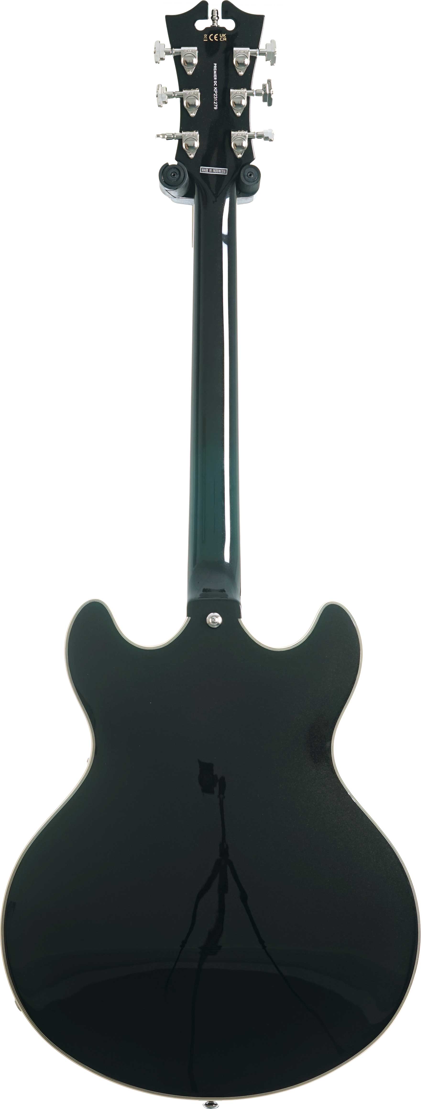 GUITARGUITAR D'Angelico Premier DC Stop Bar Black Flake