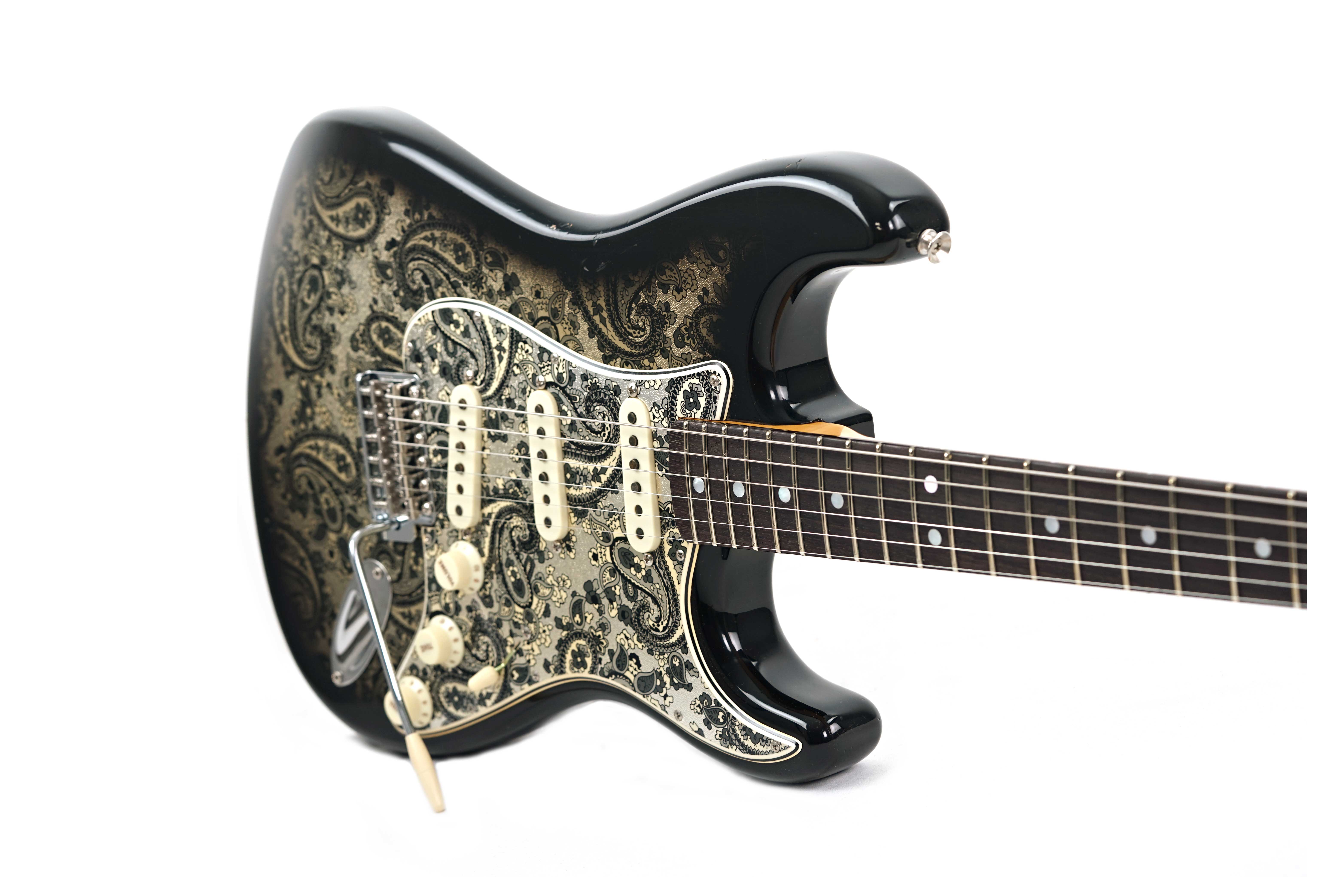 GUITARGUITAR Fender Custom Shop Limited Edition 1968 Stratocaster Journeyman Relic Black Paisley #CZ584214