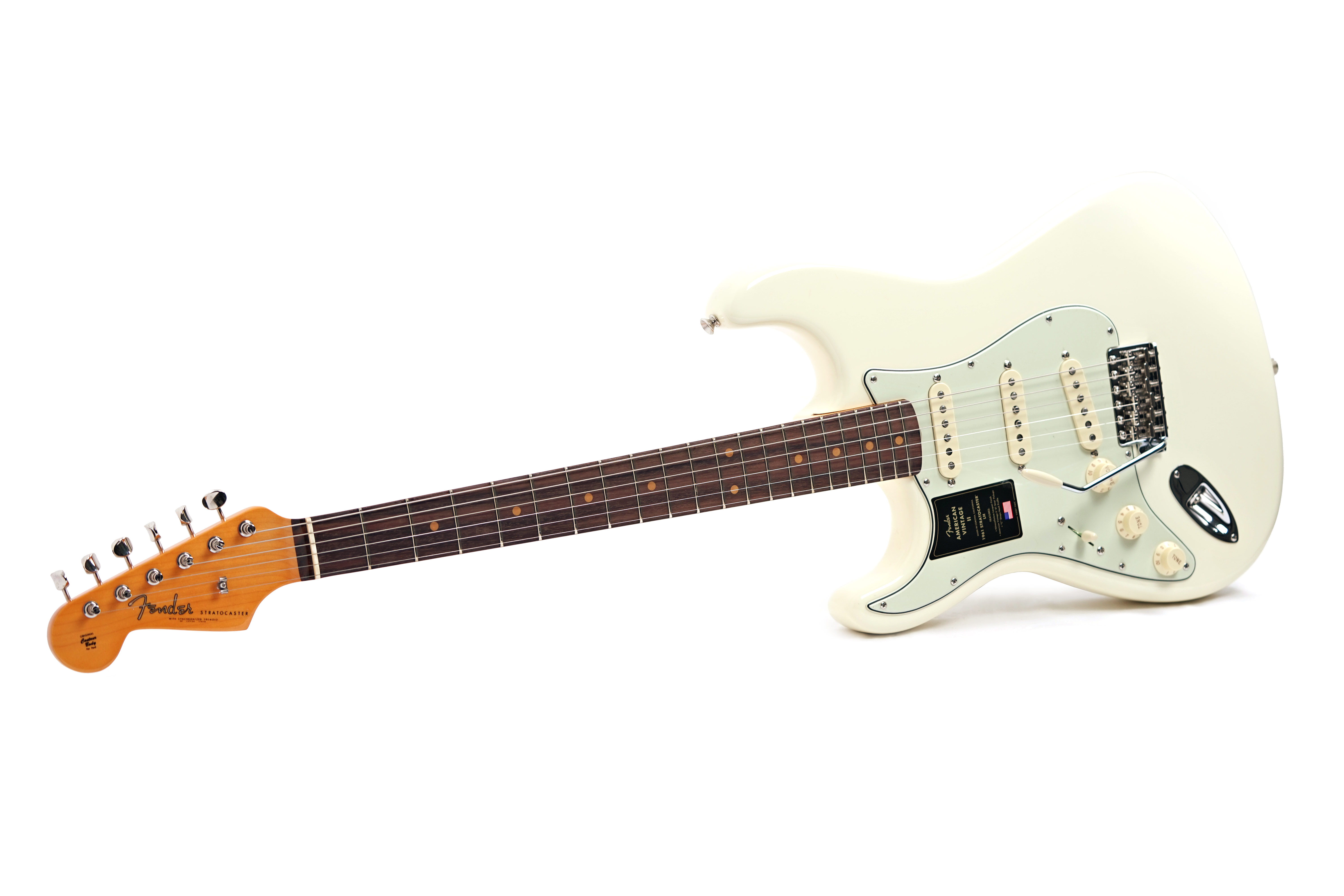 GUITARGUITAR Fender American Vintage II 61 Stratocaster Olympic White Left Handed #V2563094