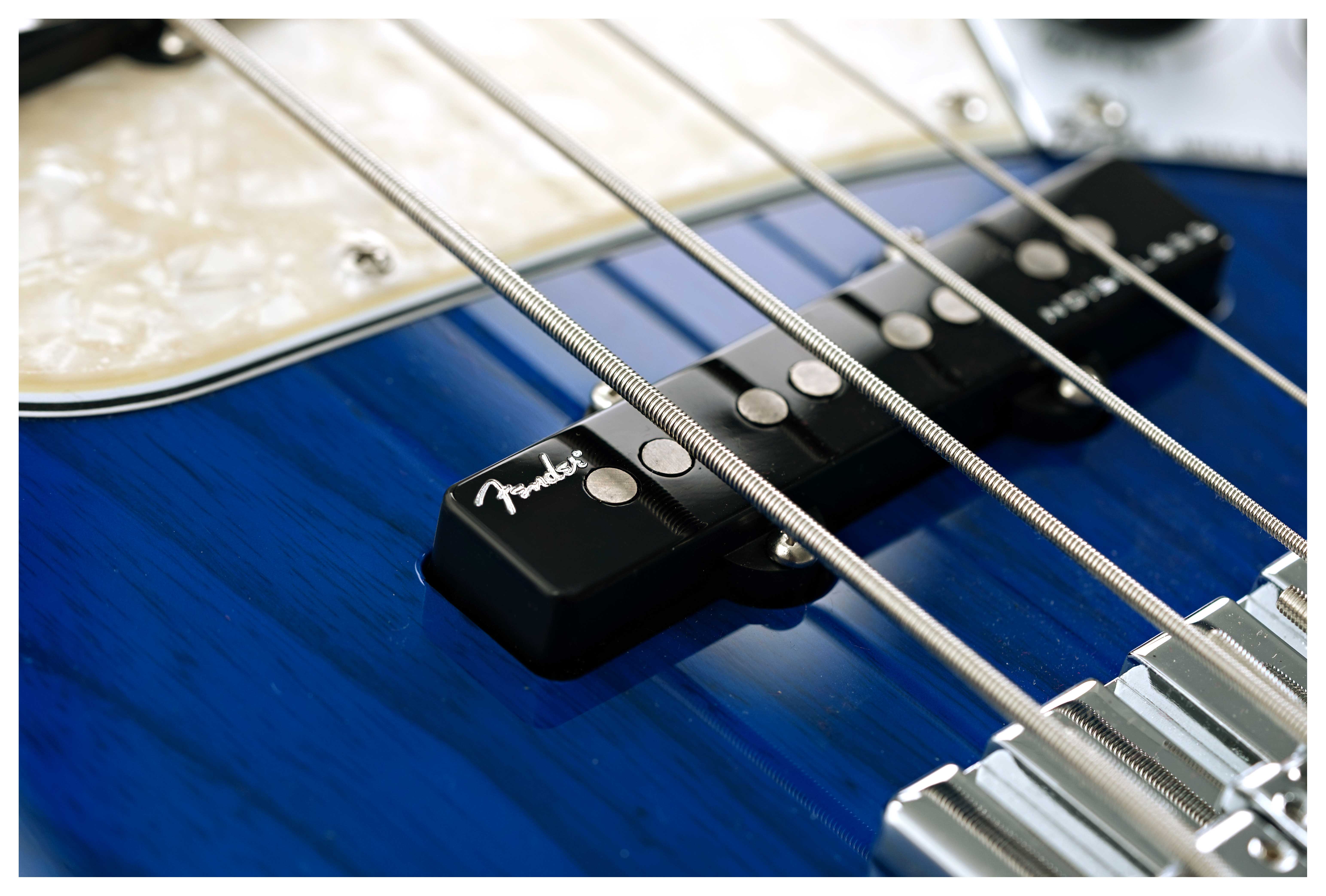 GUITARGUITAR Fender Custom Shop Custom Classic Jazz Bass IV Sapphire Blue Transparent Rosewood Fingerboard #cz568257