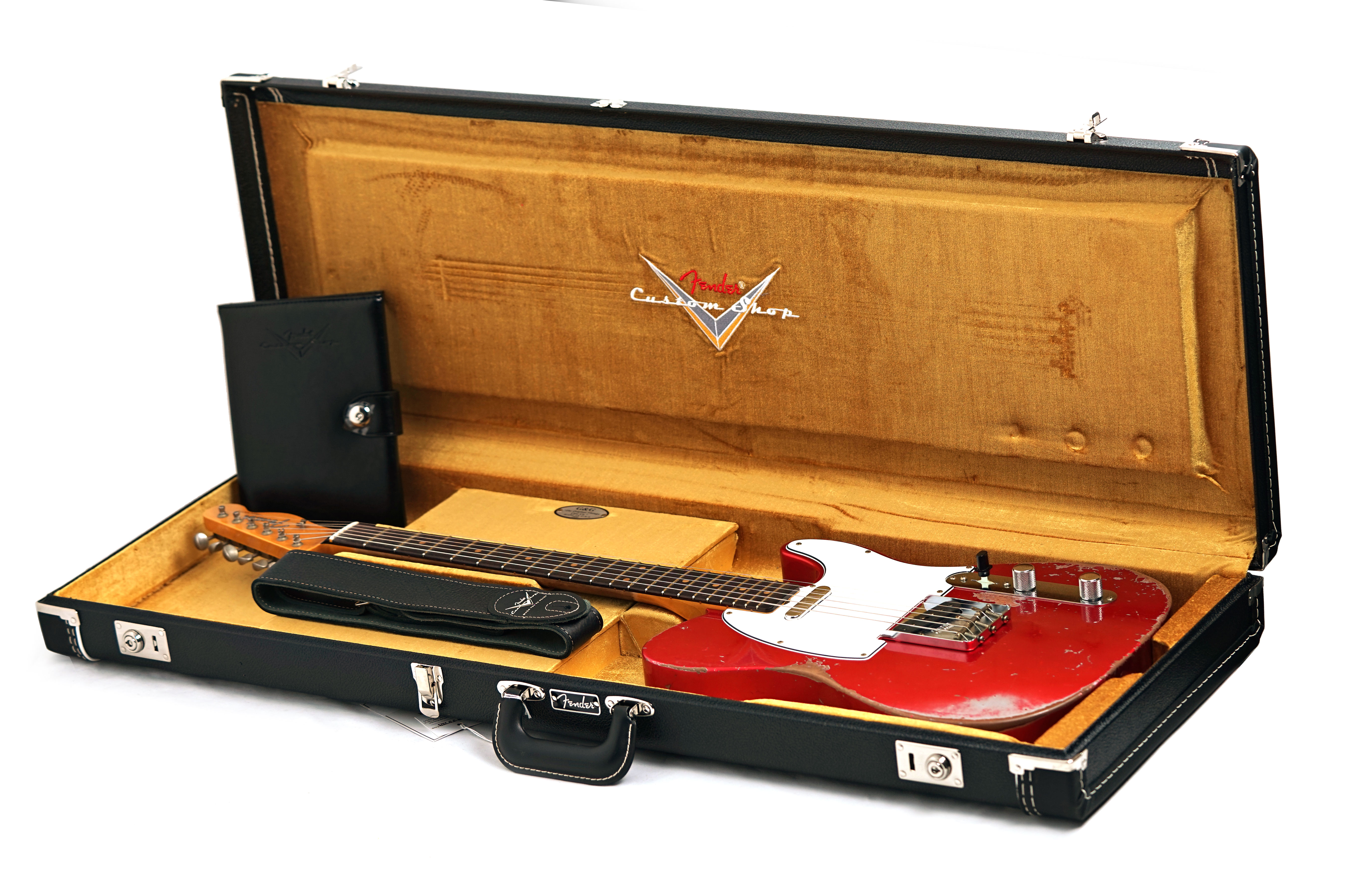 GUITARGUITAR Fender Custom Shop 1961 Telecaster Heavy Relic Faded Aged Candy Apple Red #CZ587863
