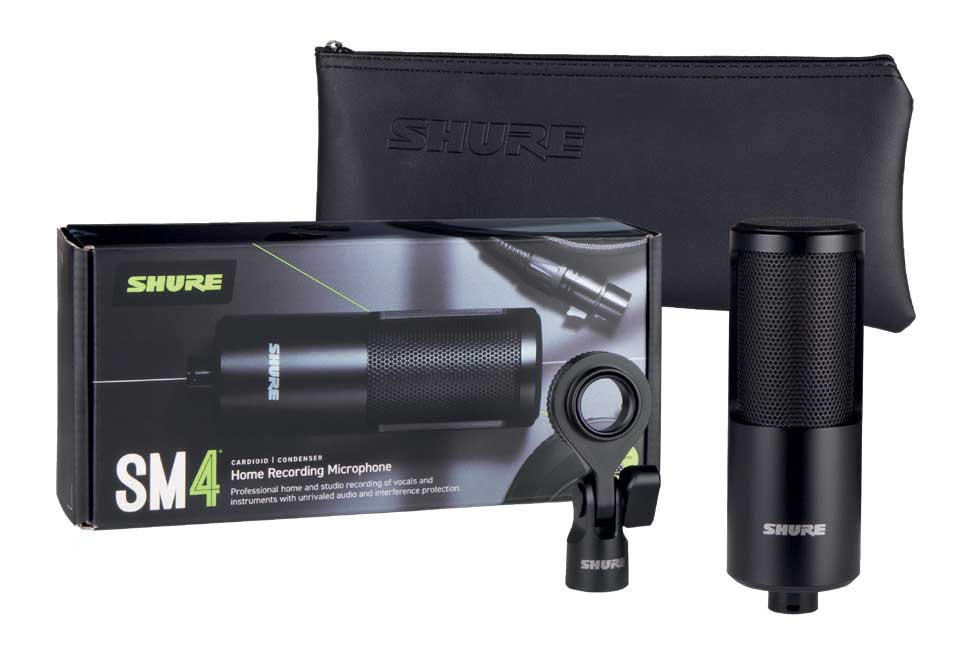 GUITARGUITAR Shure SM4-K SM4 Dual Diaphragm Condenser Microphone including Hard Mount