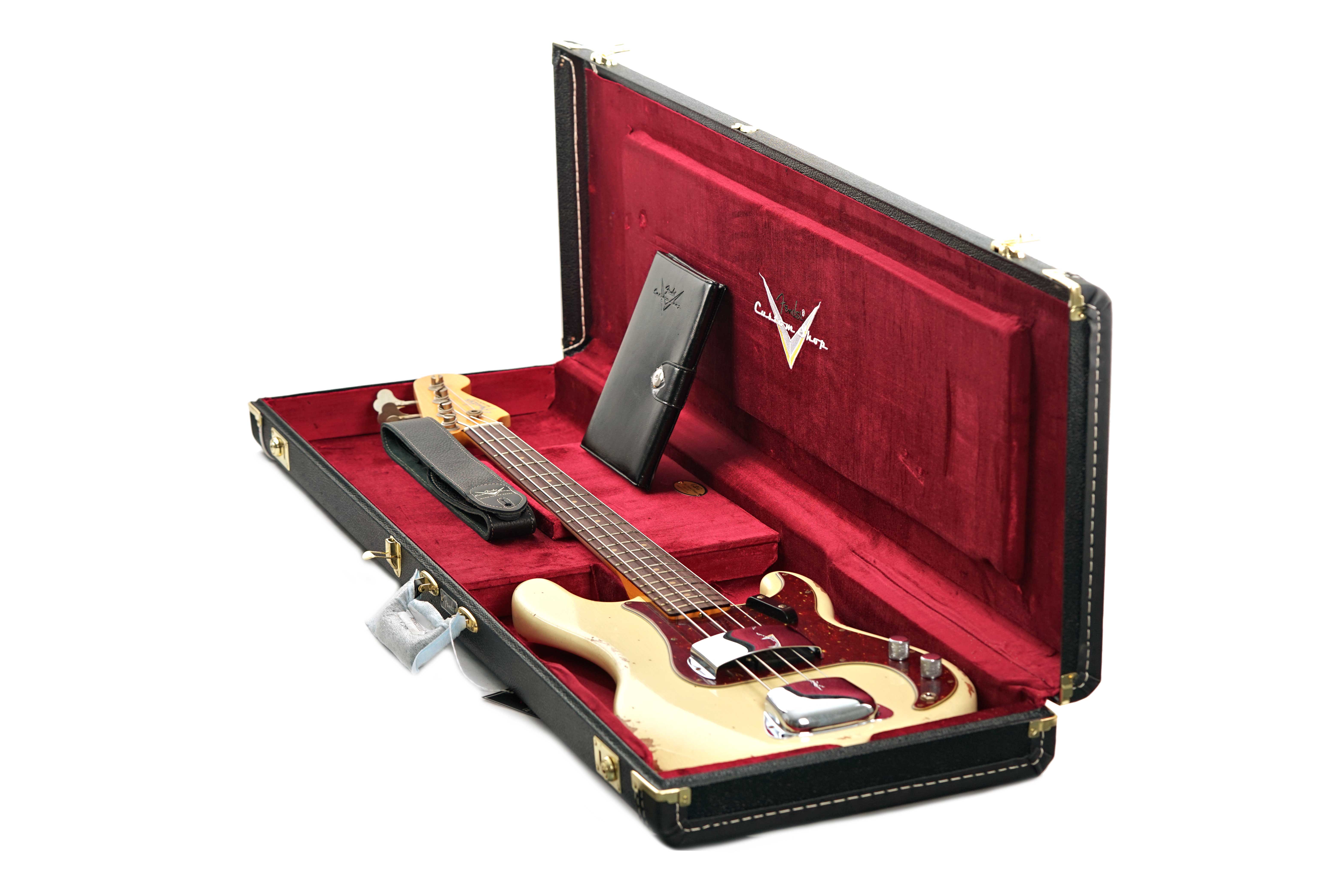 GUITARGUITAR Fender Custom Shop 64 Precision Bass Relic Aged Vintage White #CZ574241