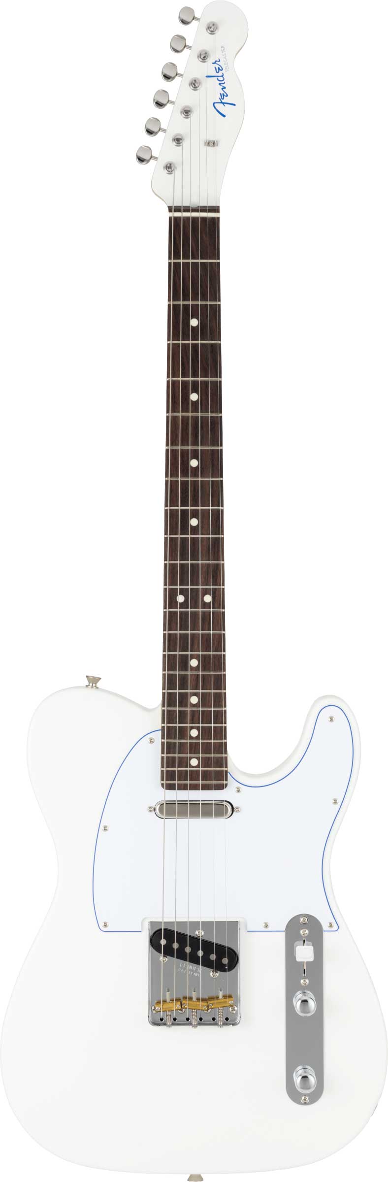 GUITARGUITAR Fender Made in Japan Limited Hybrid II Telecaster Blanc White Rosewood Fingerboard