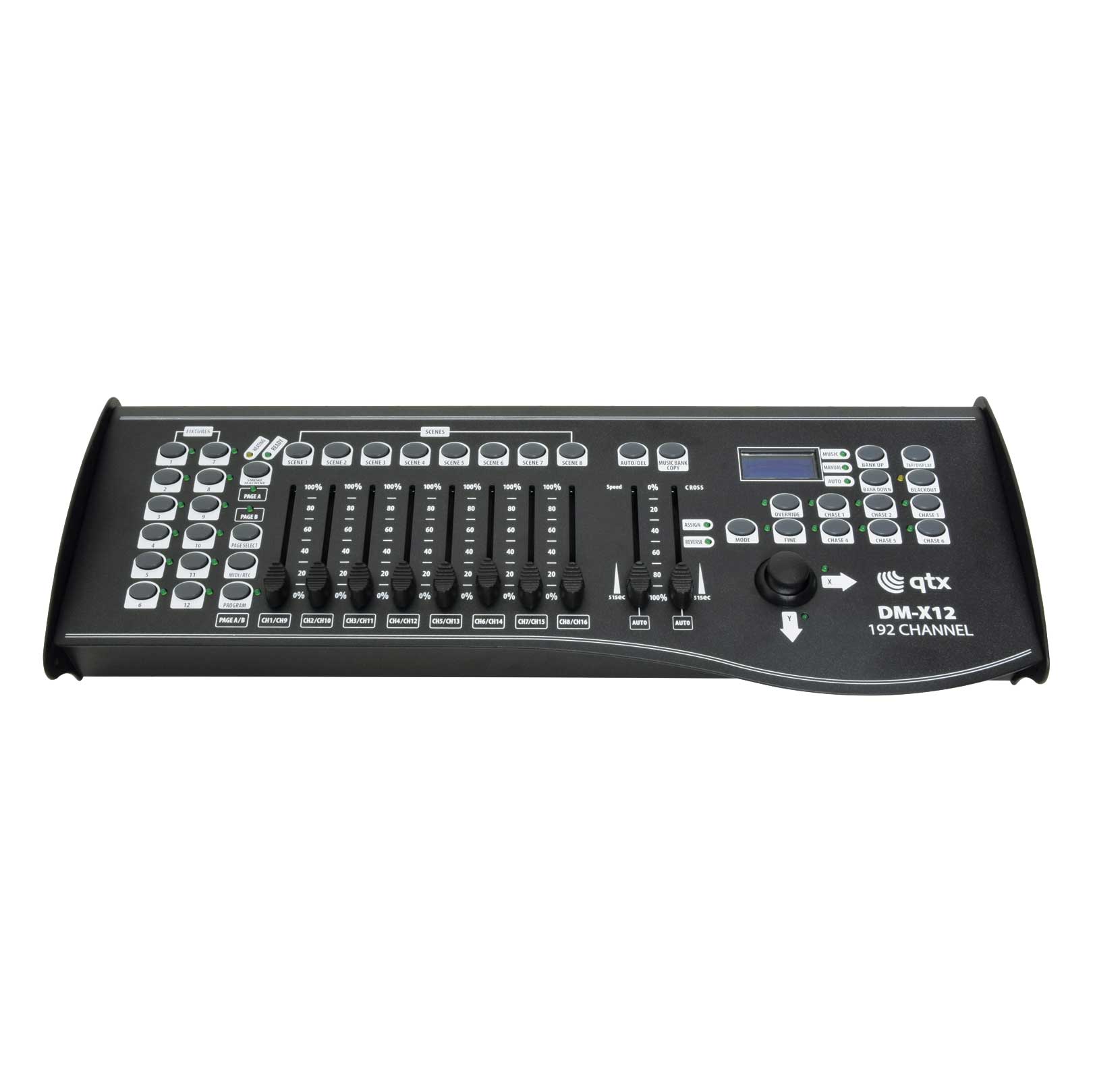 GUITARGUITAR QTX 192 Channel DMX Controller with Joystick