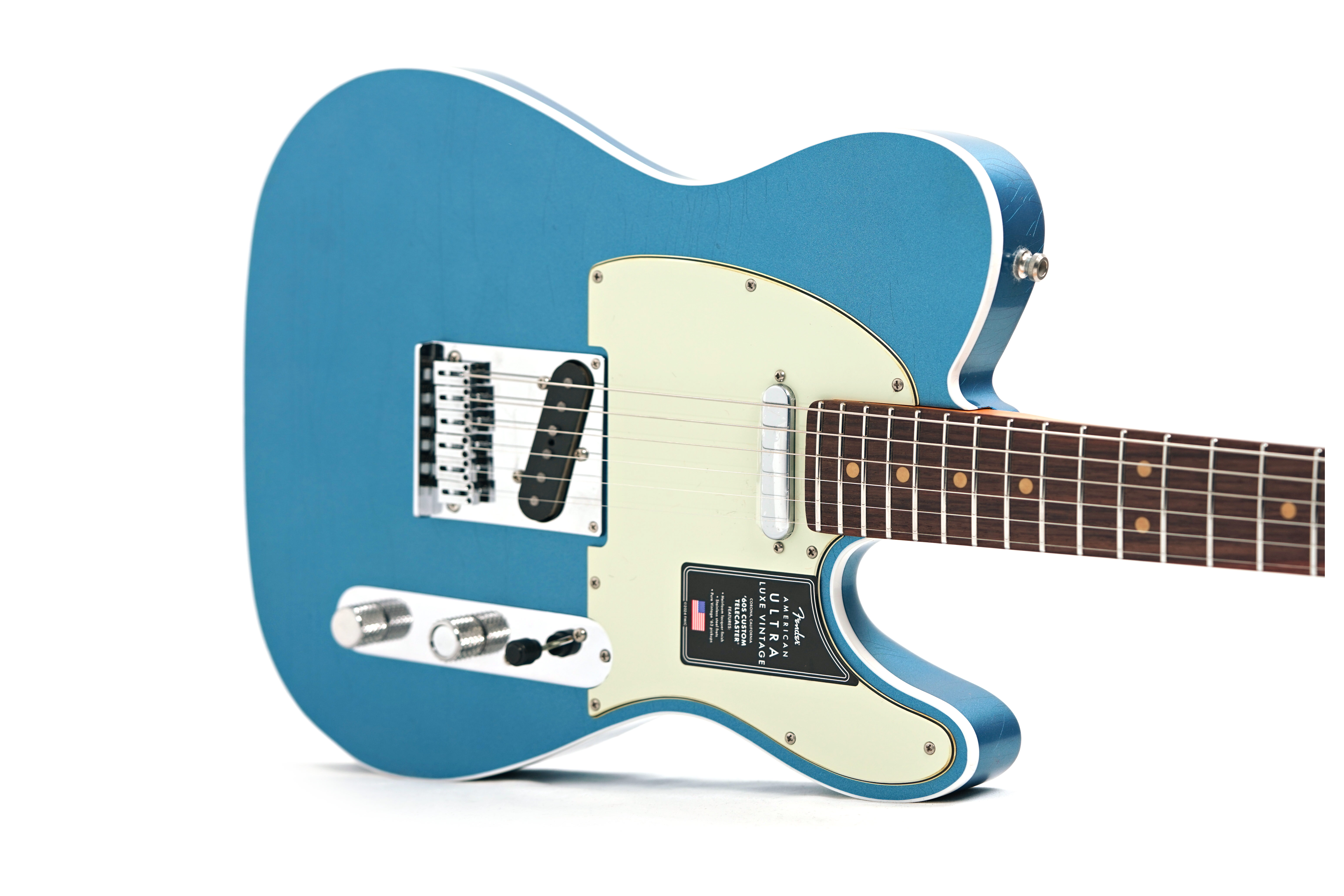 GUITARGUITAR Fender American Ultra Luxe Vintage 60s Custom Telecaster Lake Placid Blue #US25022688