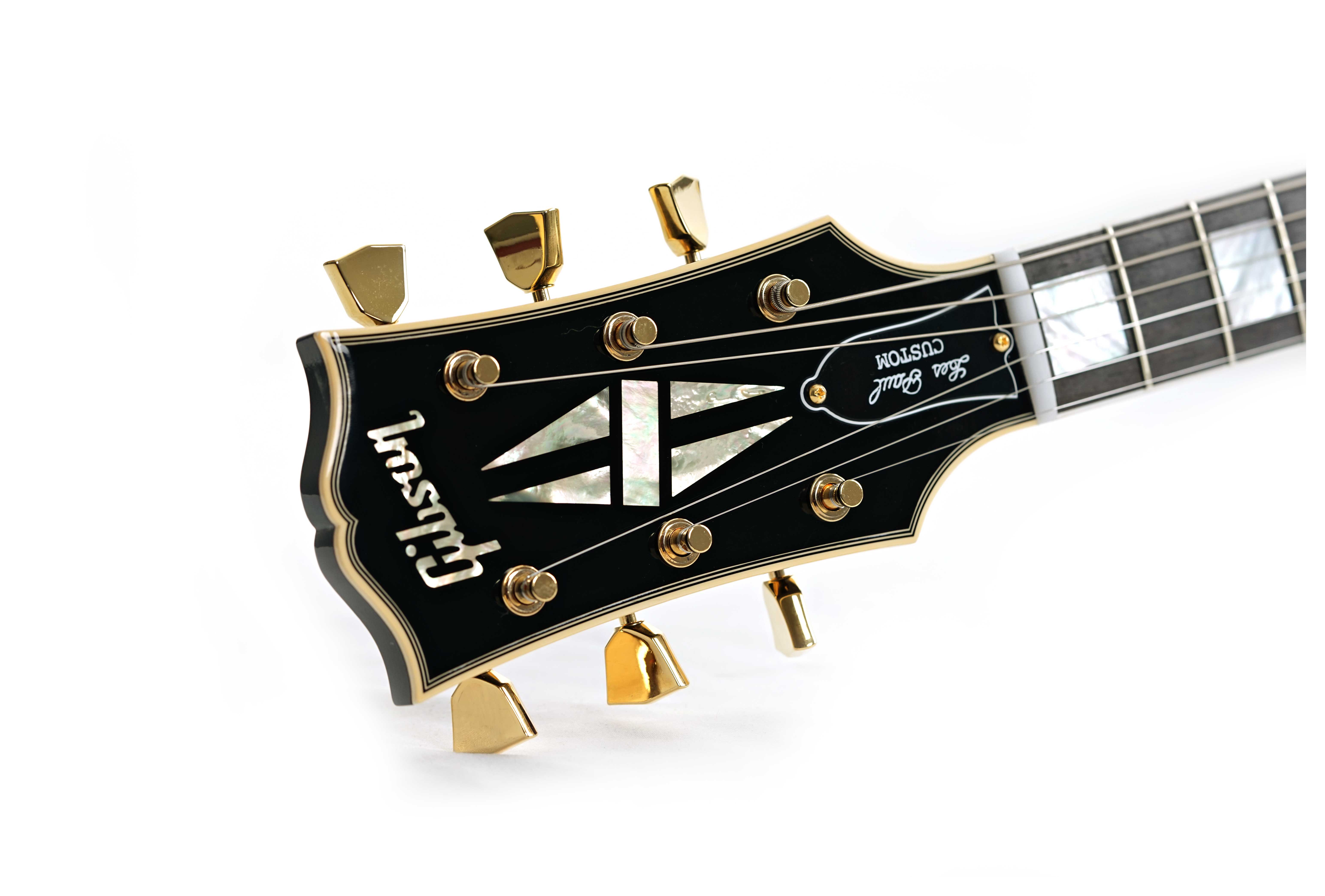 GUITARGUITAR Gibson Custom Shop 1968 Les Paul Custom Reissue Gloss Ebony Left Handed #408638