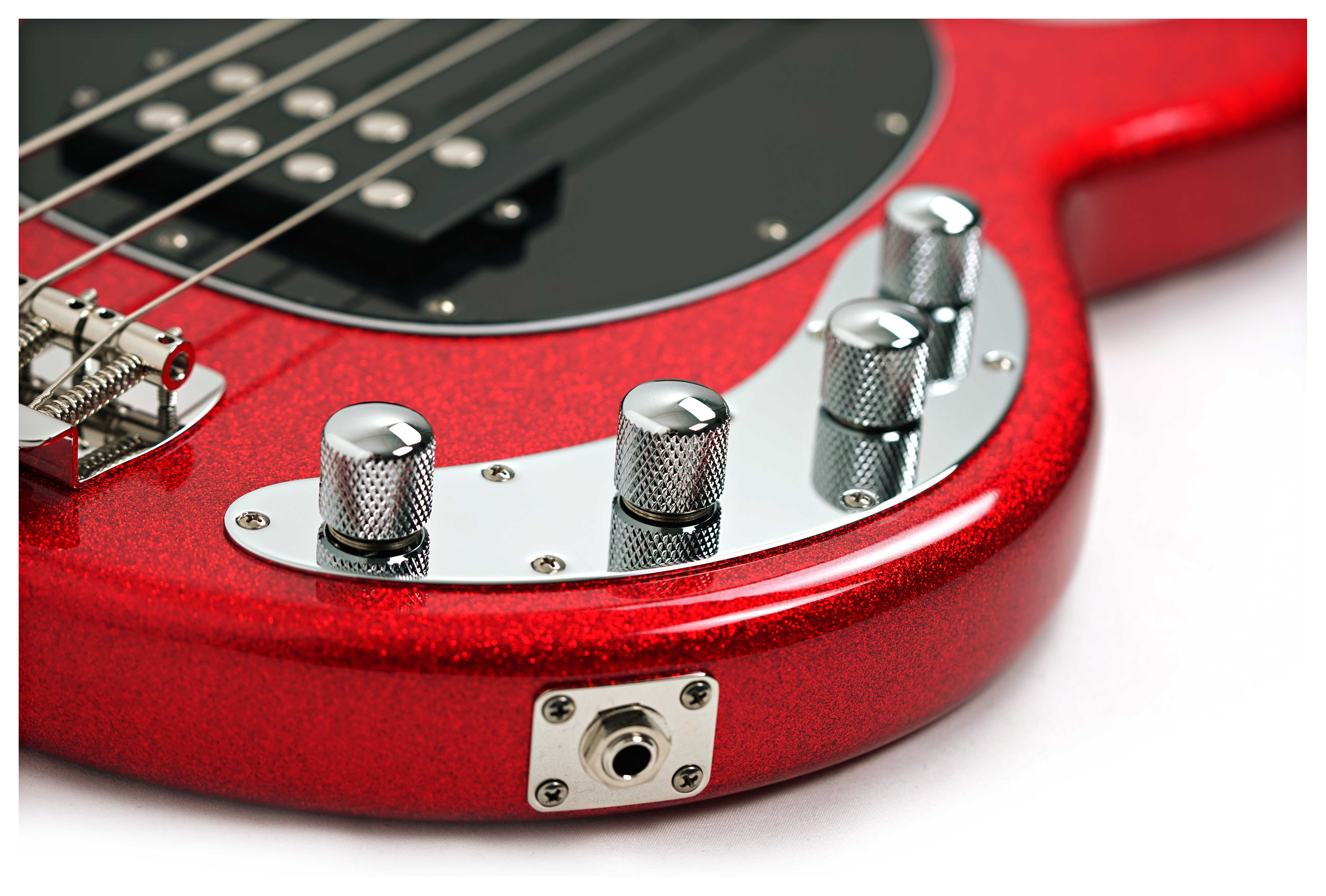 GUITARGUITAR Music Man guitarguitar Exclusive Stingray 4 Red Sparkle #K09212