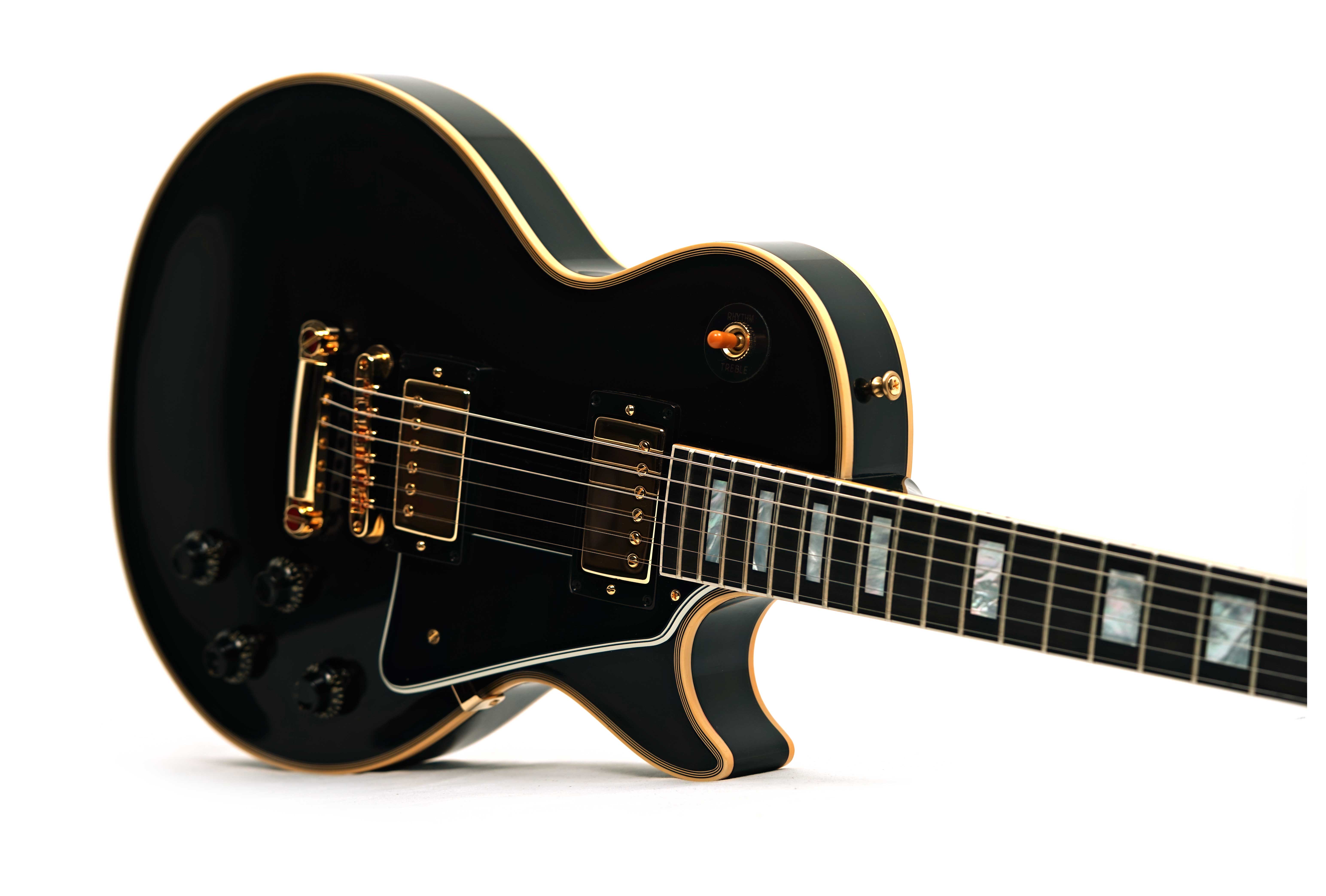 GUITARGUITAR Gibson Custom Shop 1957 Les Paul Custom Reissue 2-Pickup VOS Ebony #75764