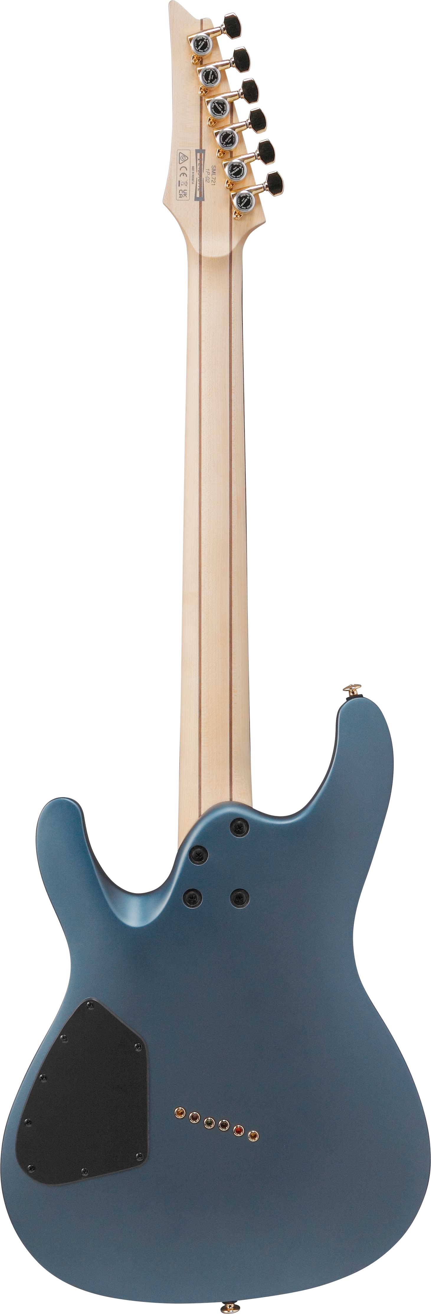 GUITARGUITAR Ibanez SML721 Multi Scale Midnight Arctic Ocean Matte