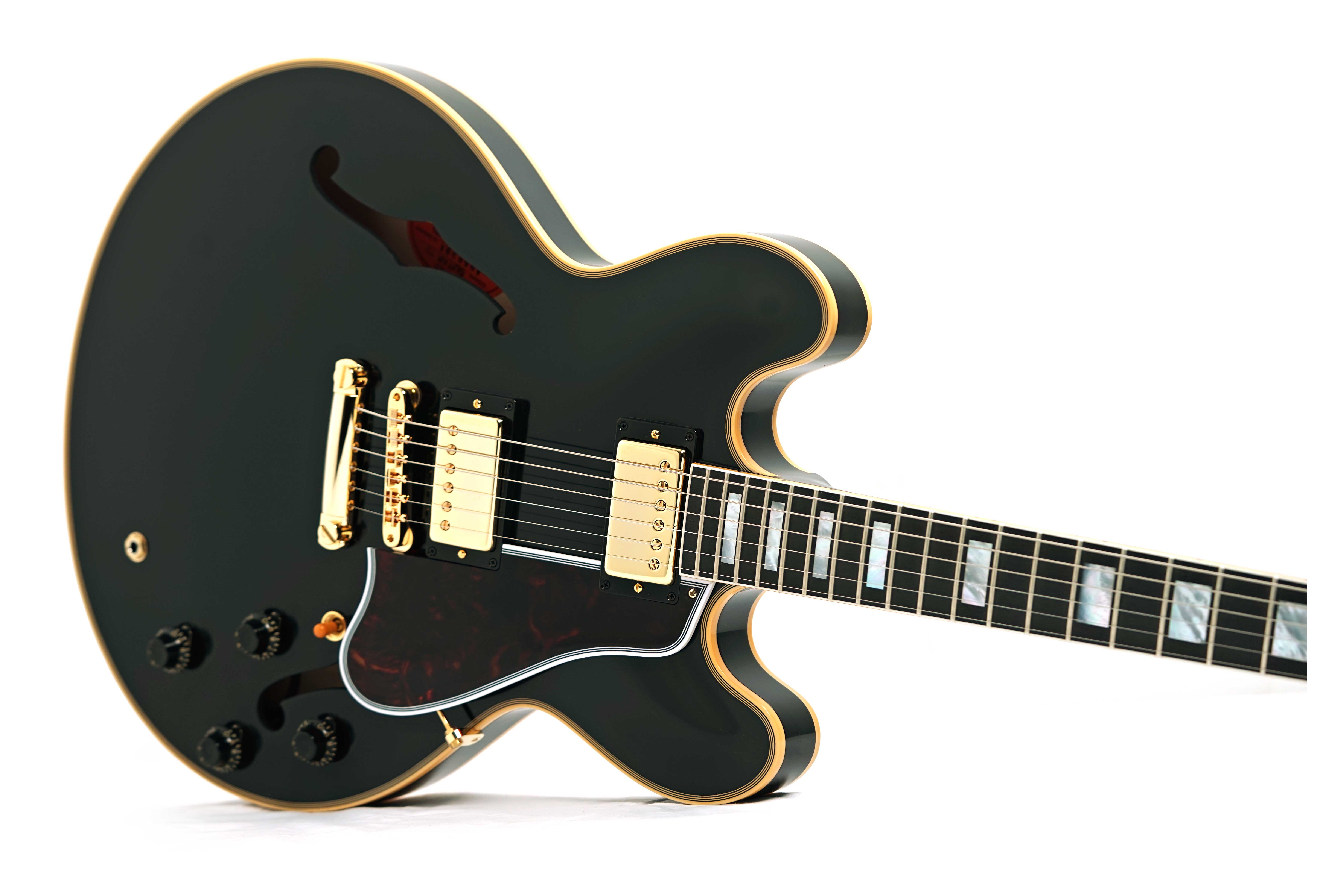 GUITARGUITAR Gibson Custom Shop 1959 ES-355 Reissue Stop Bar VOS Ebony #A950391
