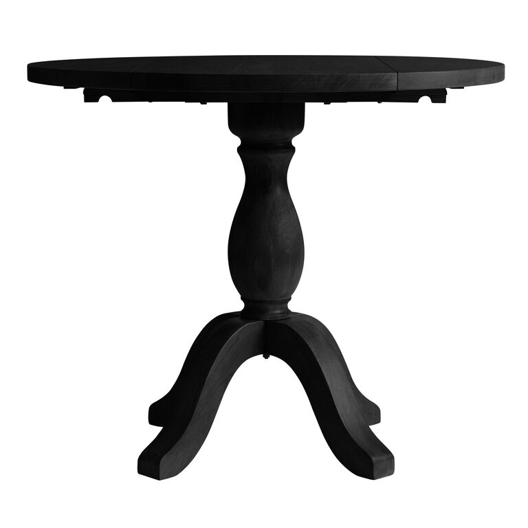 World Market Jozy Round Wood Drop Leaf Dining Table