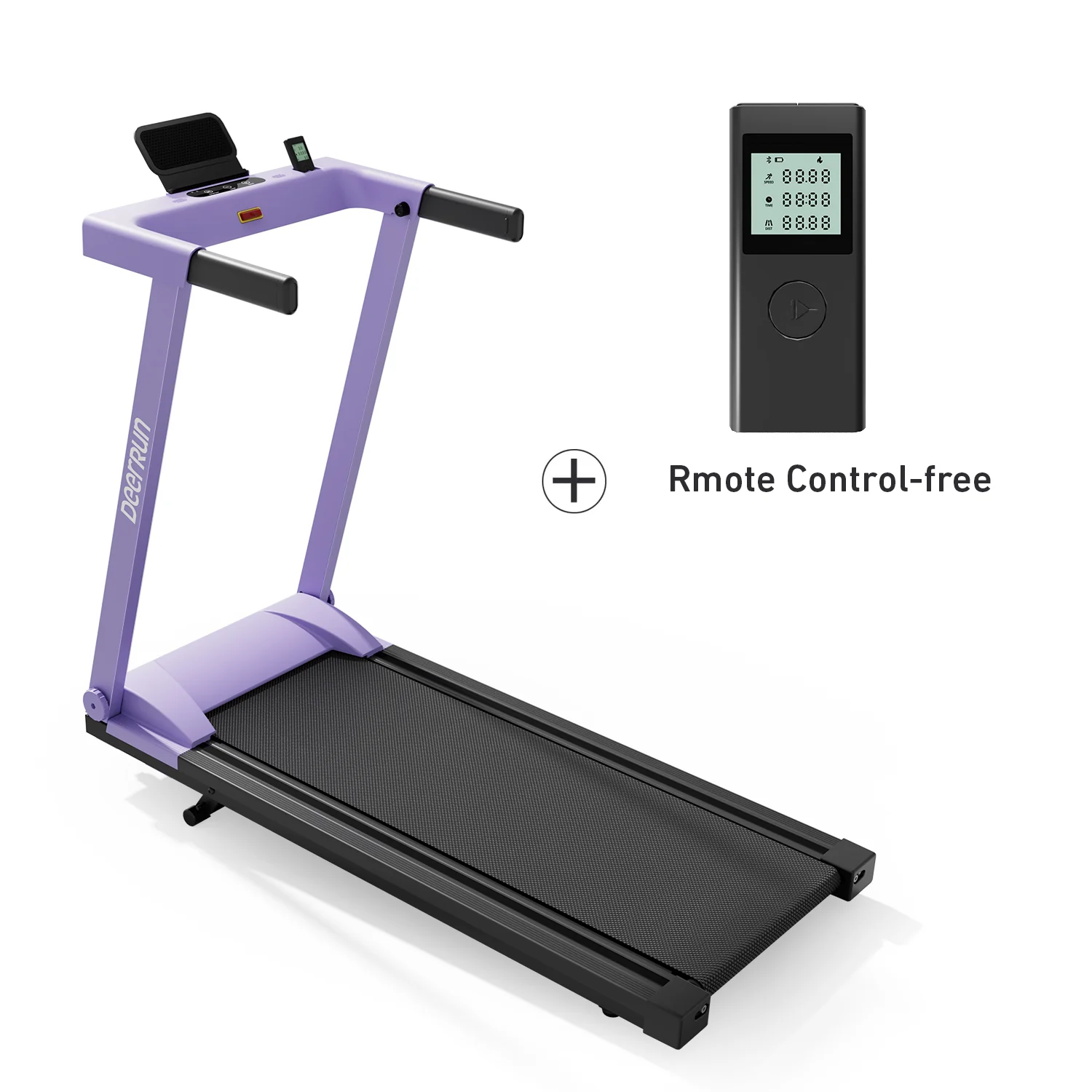 DeerRun All-New 2026 A1 Pro Move+  6% Incline Foldable Treadmill——Upgraded Chip & NFC Support | 350 lbs, 10 mph Dreamy Violet