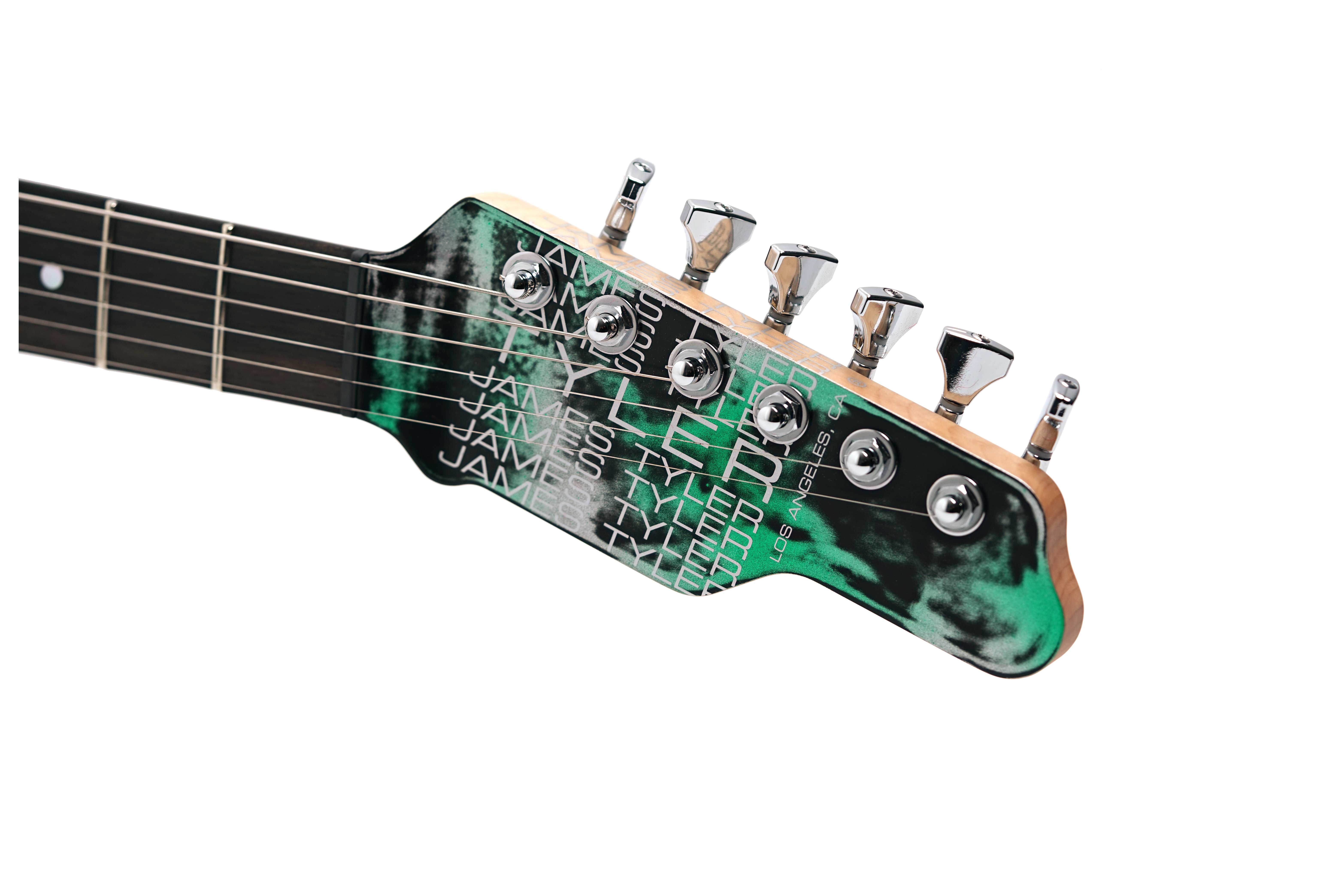 GUITARGUITAR Tyler Studio Elite HDX Black and Green Schmear #25781