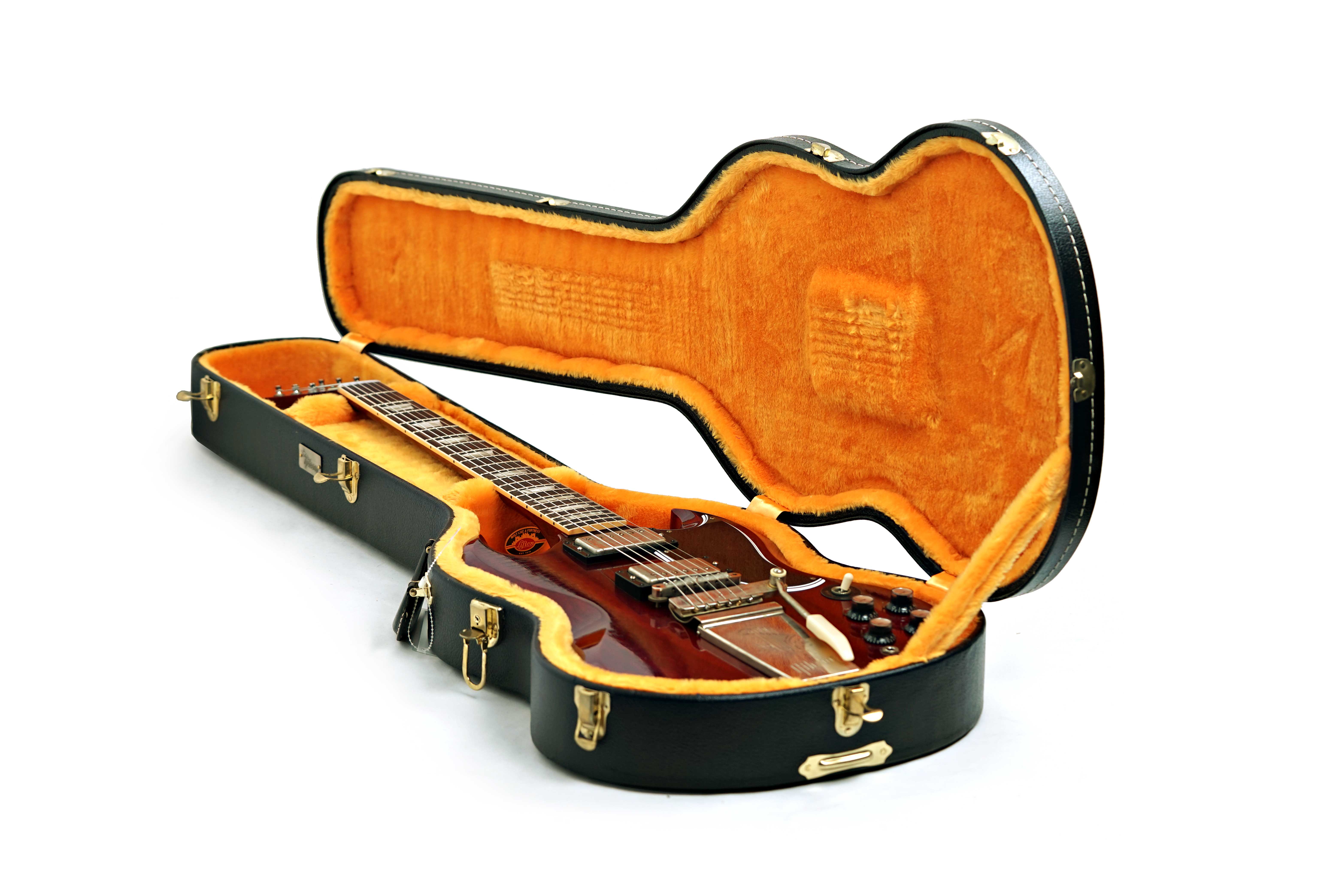 GUITARGUITAR Gibson Custom Shop Murphy Lab 1964 SG Standard Reissue With Maestro Ultra Light Aged Cherry Red #503404