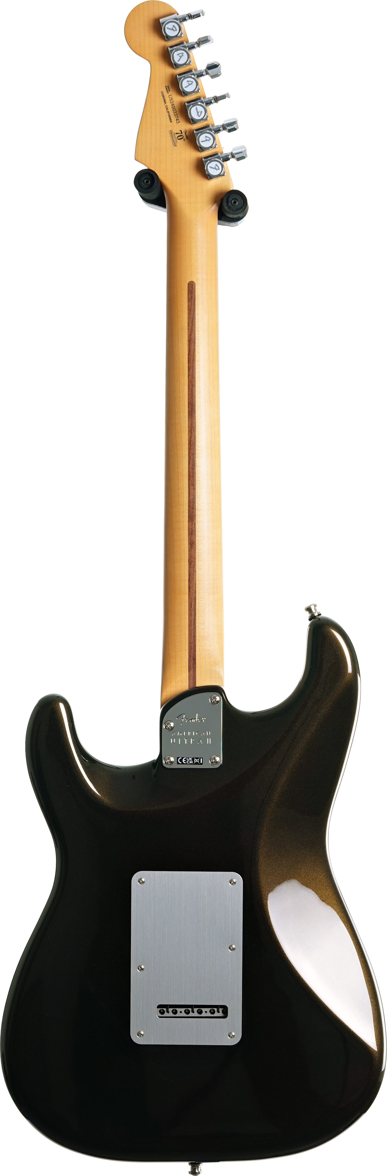 GUITARGUITAR Fender American Ultra II Stratocaster HSS Ebony Fingerboard Texas Tea