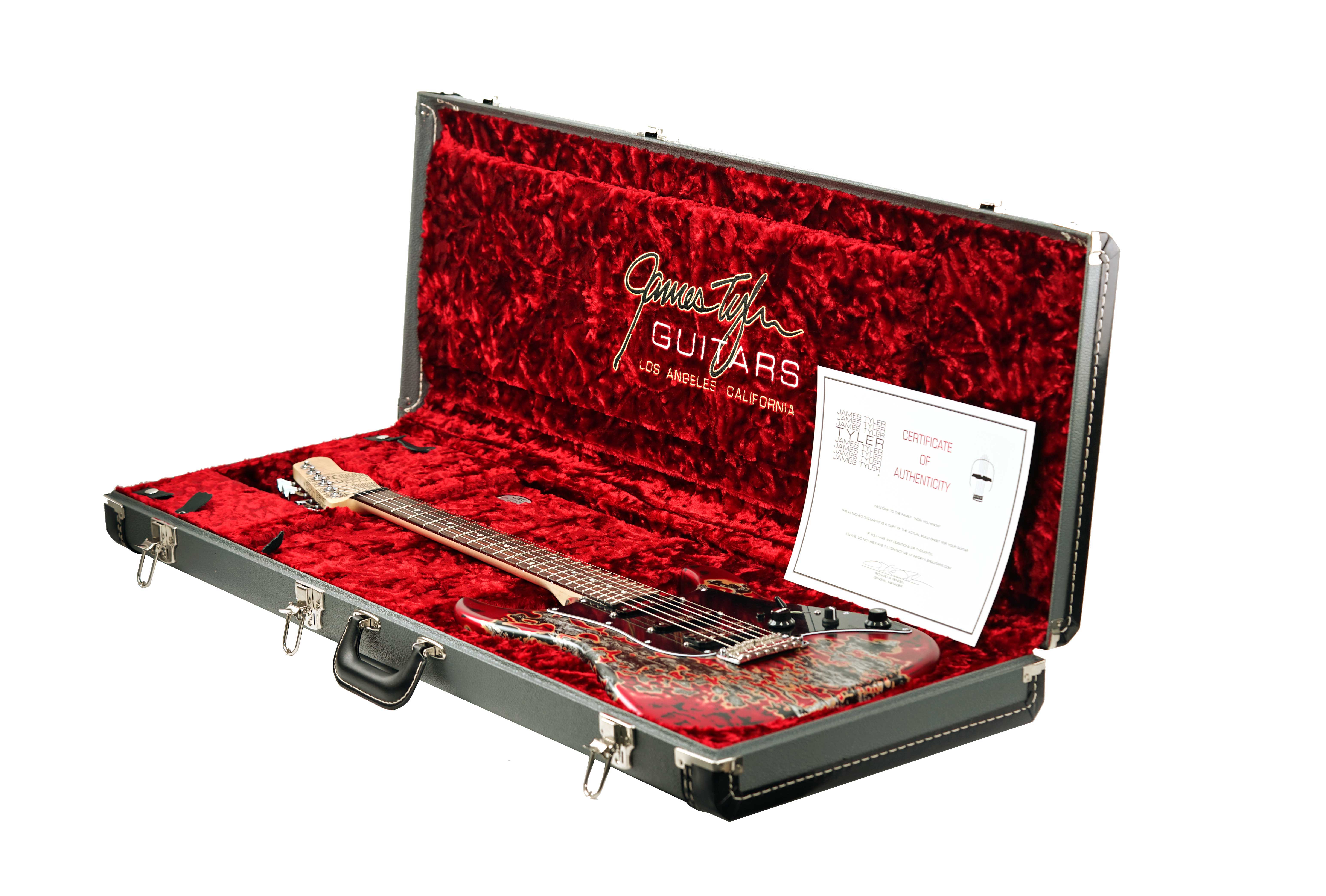 GUITARGUITAR Tyler USA Studio Elite HD Burning Water 2K