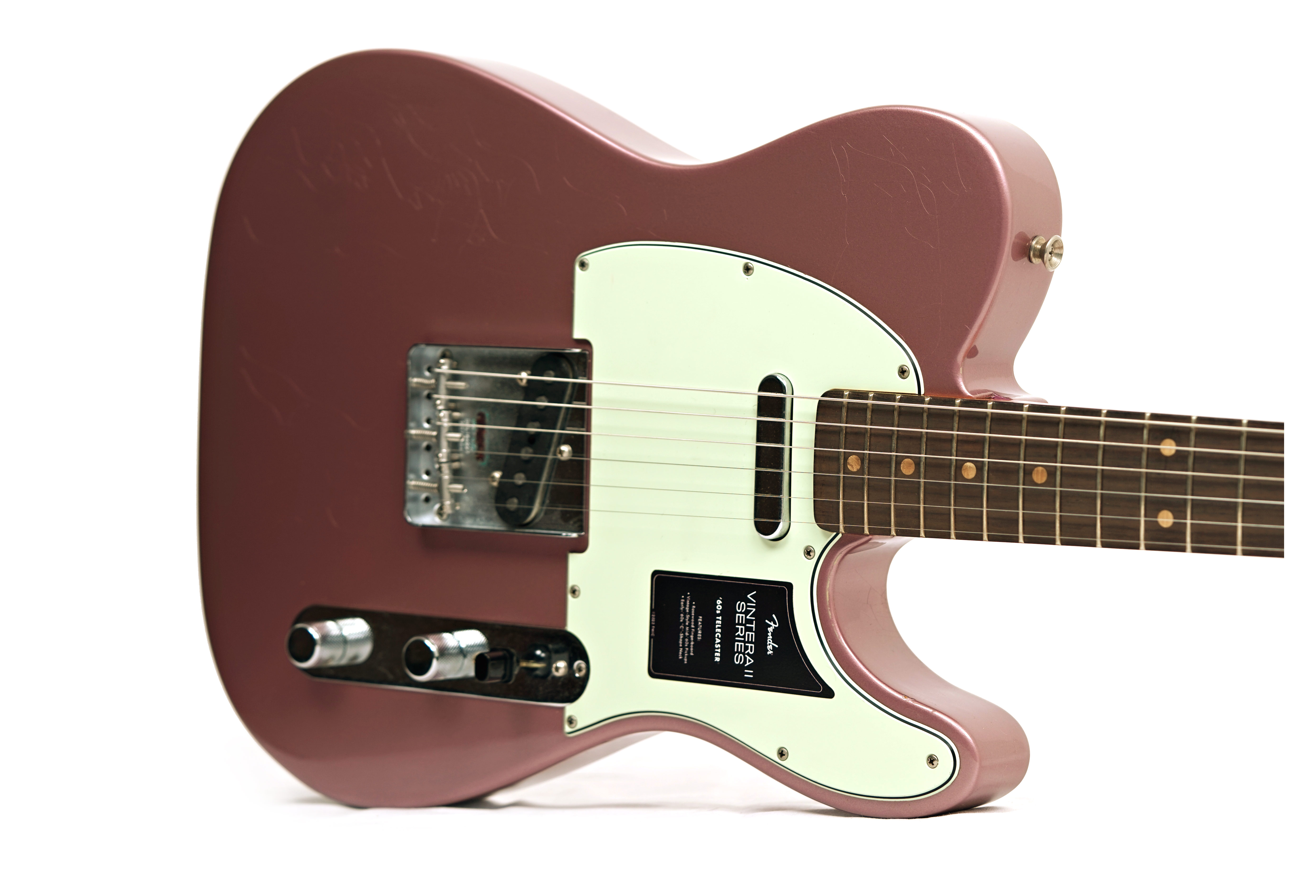 GUITARGUITAR Fender Limited Edition Vintera II Road Worn '60s Telecaster Rosewood Fingerboard Burgundy Mist Metallic #MX25078903