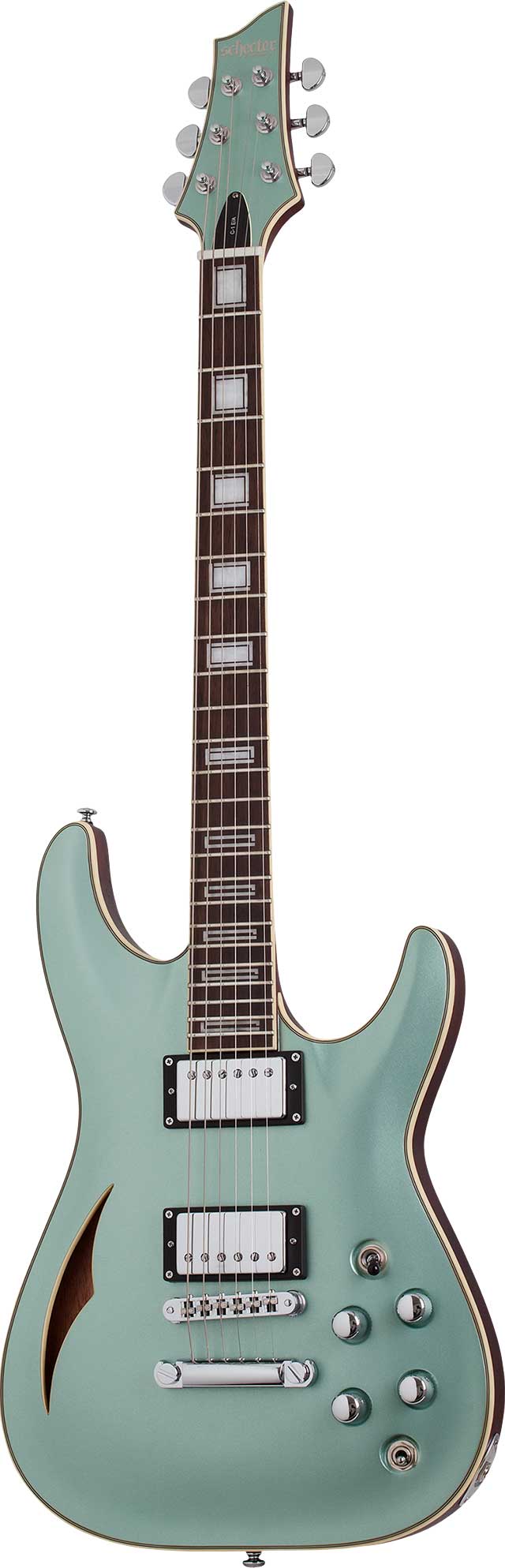 GUITARGUITAR Schecter C-1 E/A Classic Satin Vintage Pelham Blue