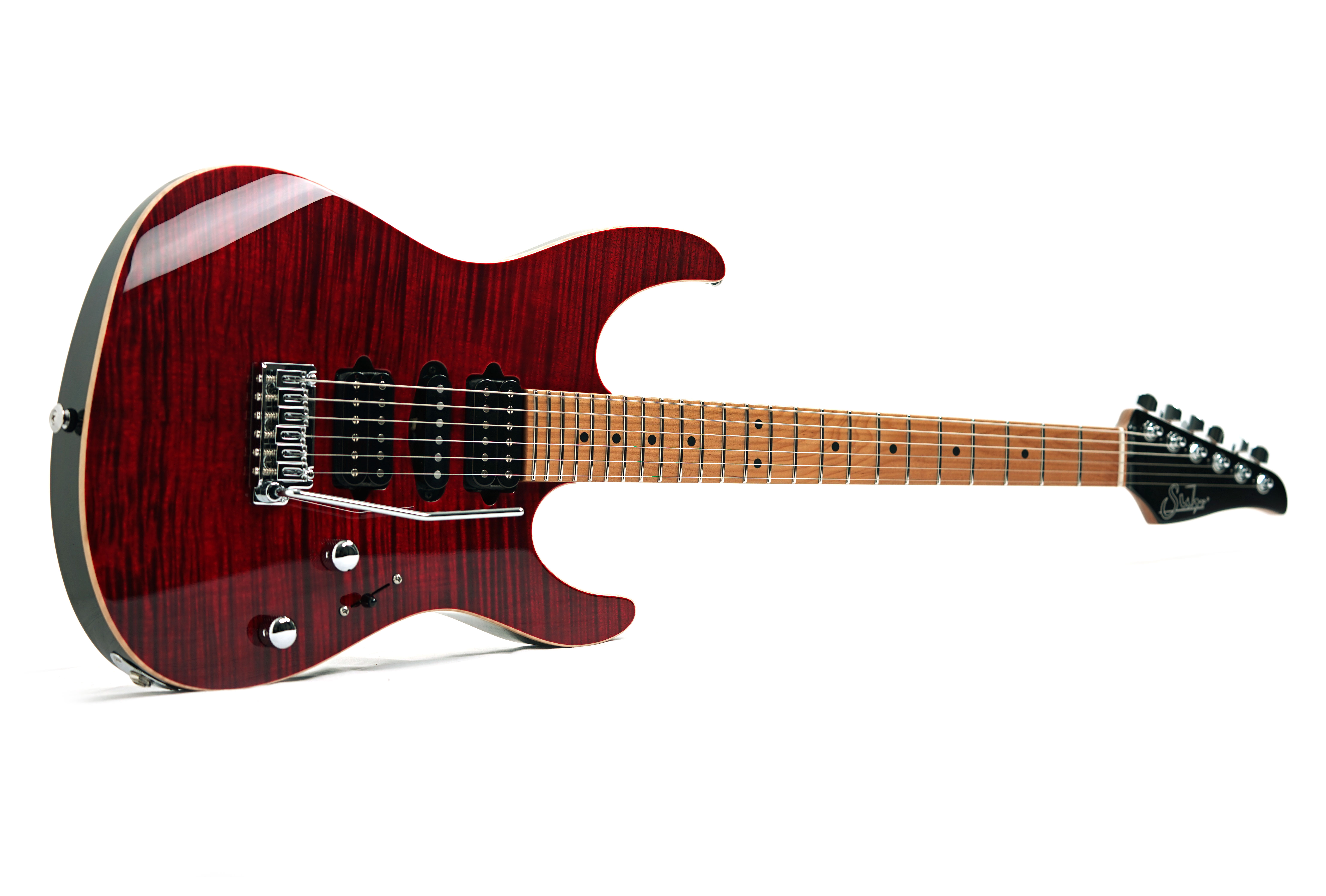 GUITARGUITAR Suhr Modern Plus Chilli Pepper Red Maple Fingerboard HSH #91384
