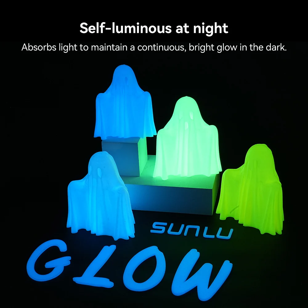 [MOQ: 3KG] Glow in The Dark (Luminous) PLA 3D Printer Filament 1KG