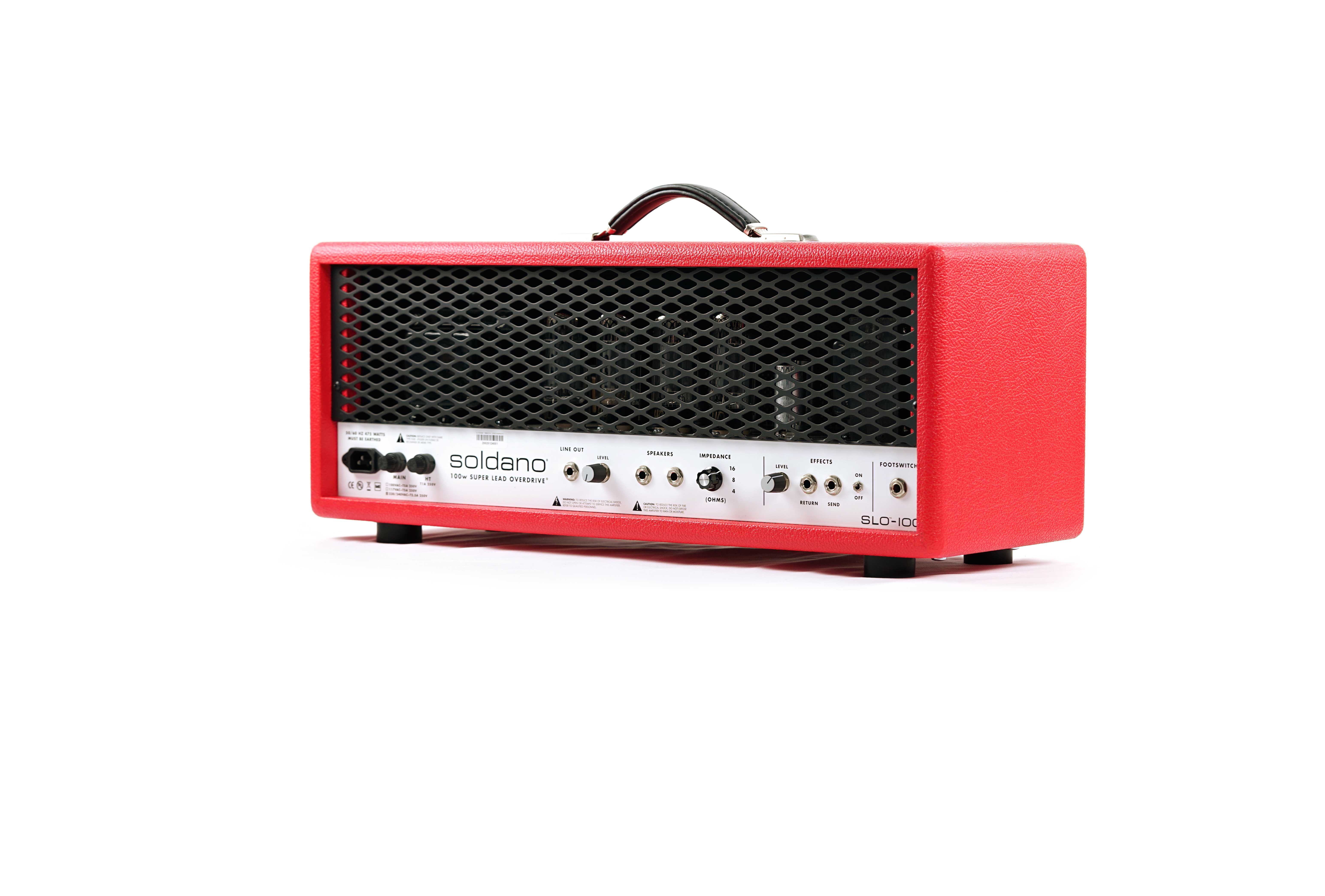 GUITARGUITAR Soldano SLO-100 Red Tolex Valve Amp Head