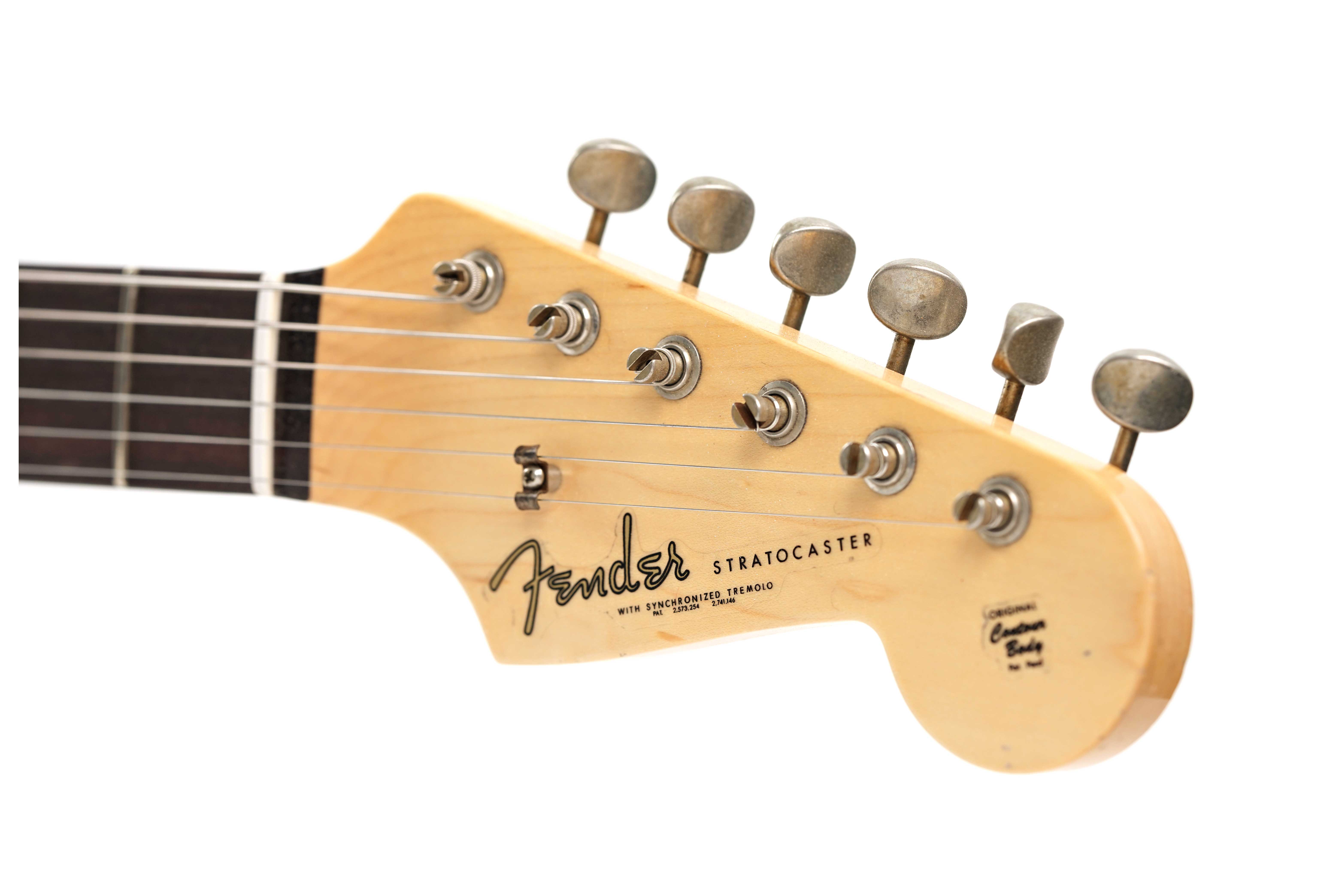 GUITARGUITAR Fender Custom Shop 1962 Stratocaster Journeyman Relic Mercedes Blue Masterbuilt by Austin MacNutt