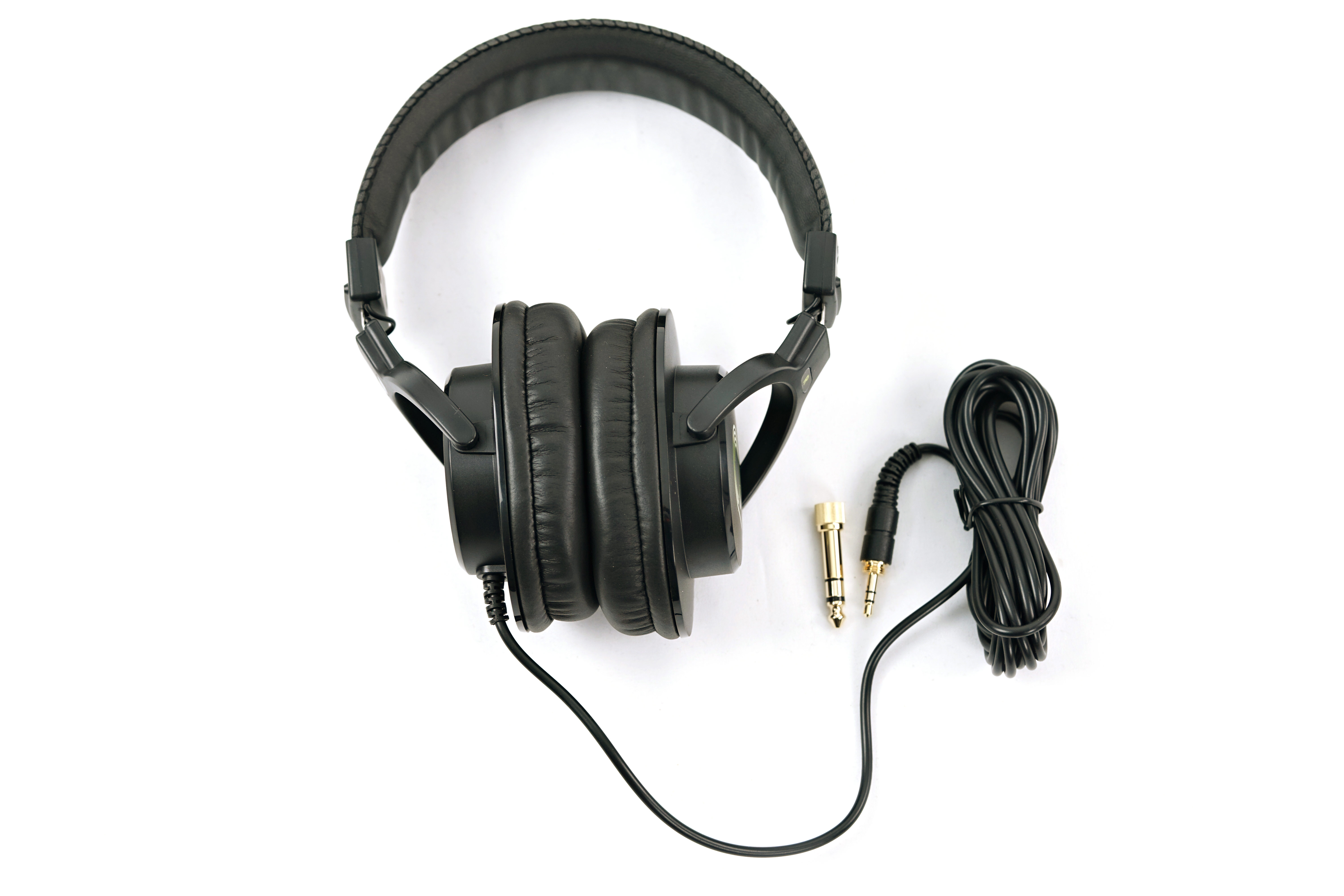 GUITARGUITAR Kinsman KPB01 Piano Bench White and HP-PMH20 Professional Monitoring Headphones