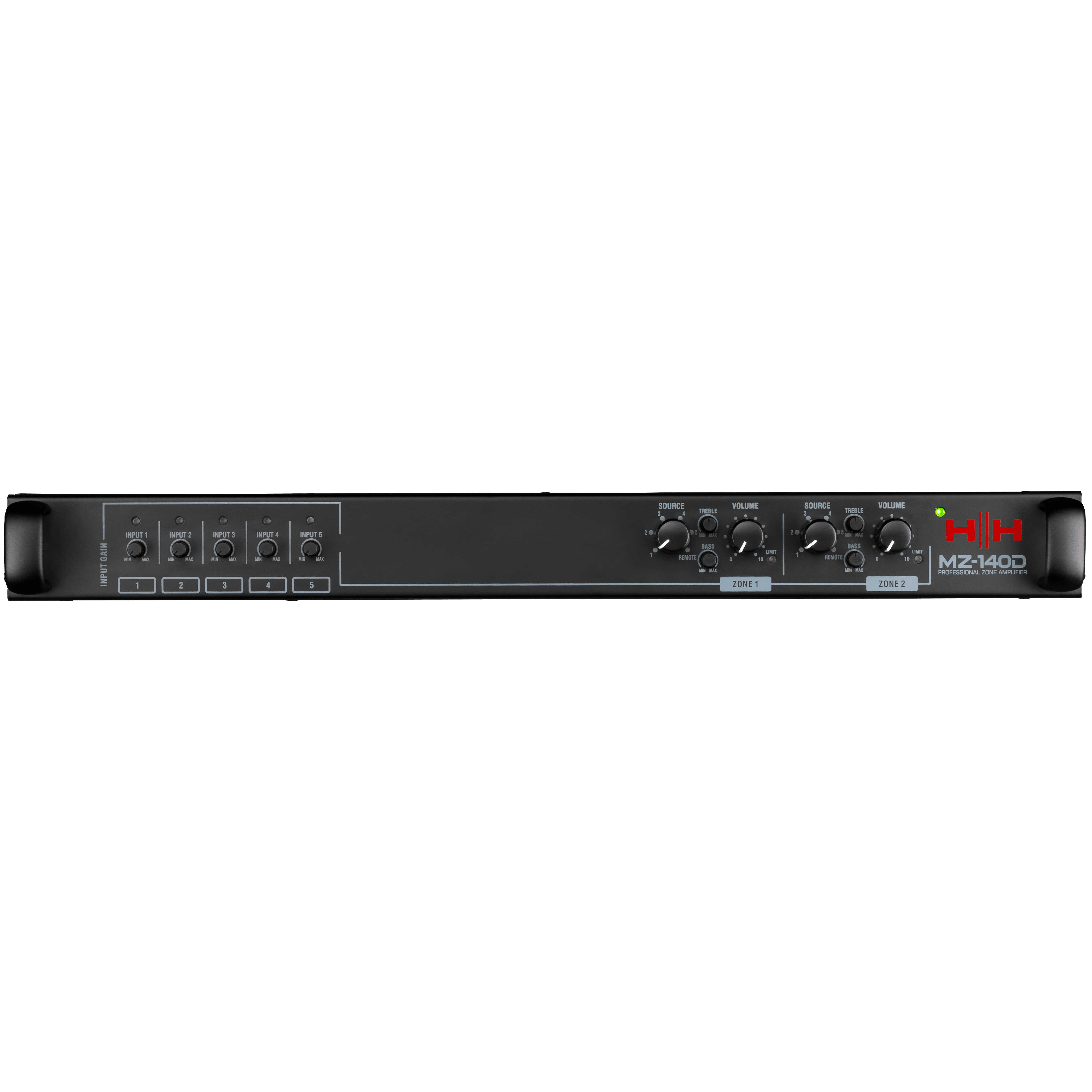 GUITARGUITAR HH MZ-140D Two Zone Matrix Power Amplifier
