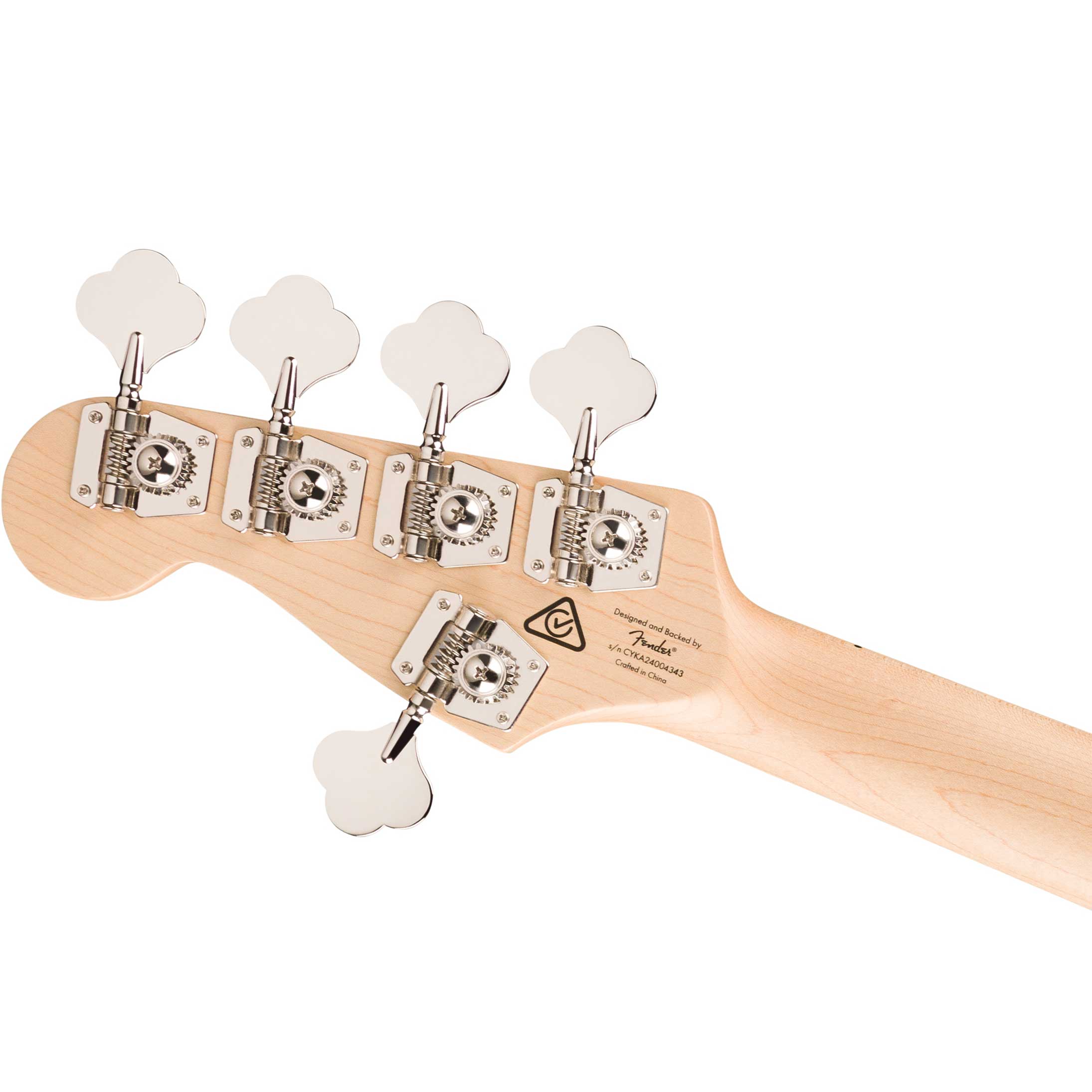 GUITARGUITAR Squier Affinity Series Active Jazz Bass V Black Pickguard Black Metallic Maple Fingerboard